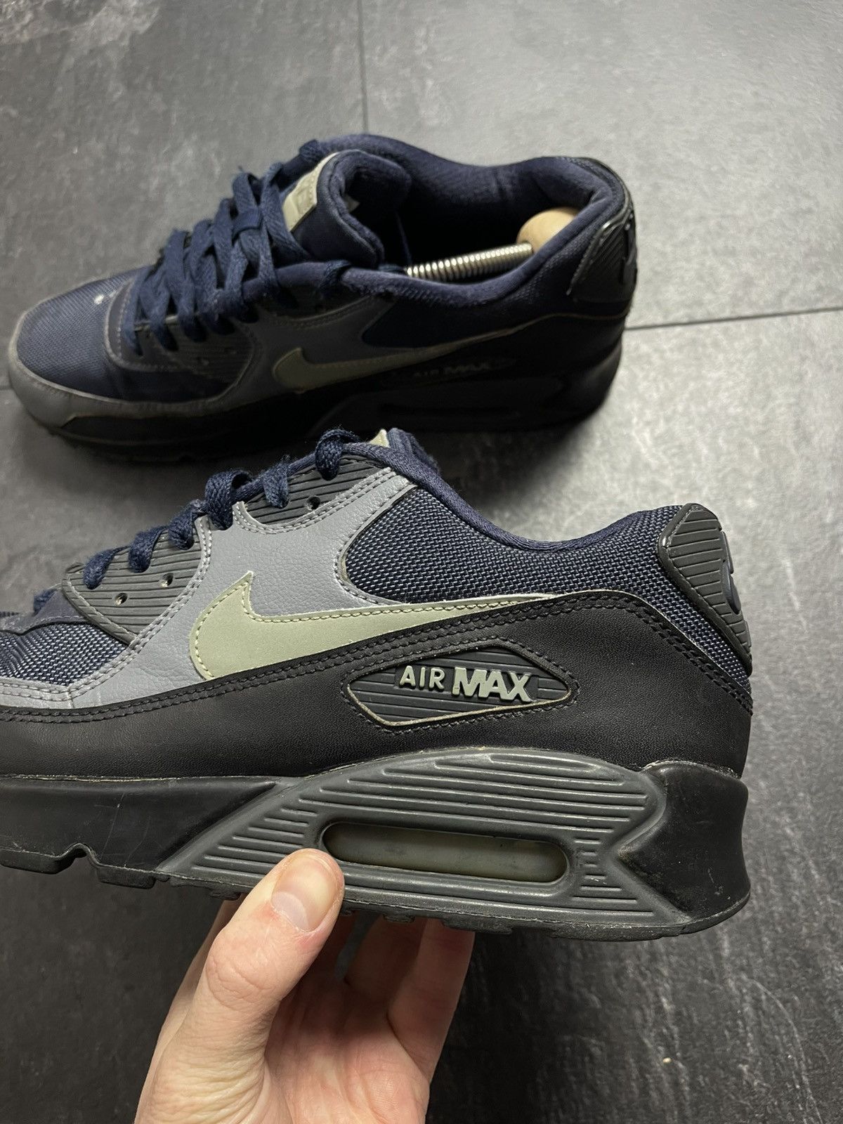 Nike × Streetwear × Vintage Vintage Nike air max 90 essential obsidian Size US 10 / EU 43 - 9 Thumbnail