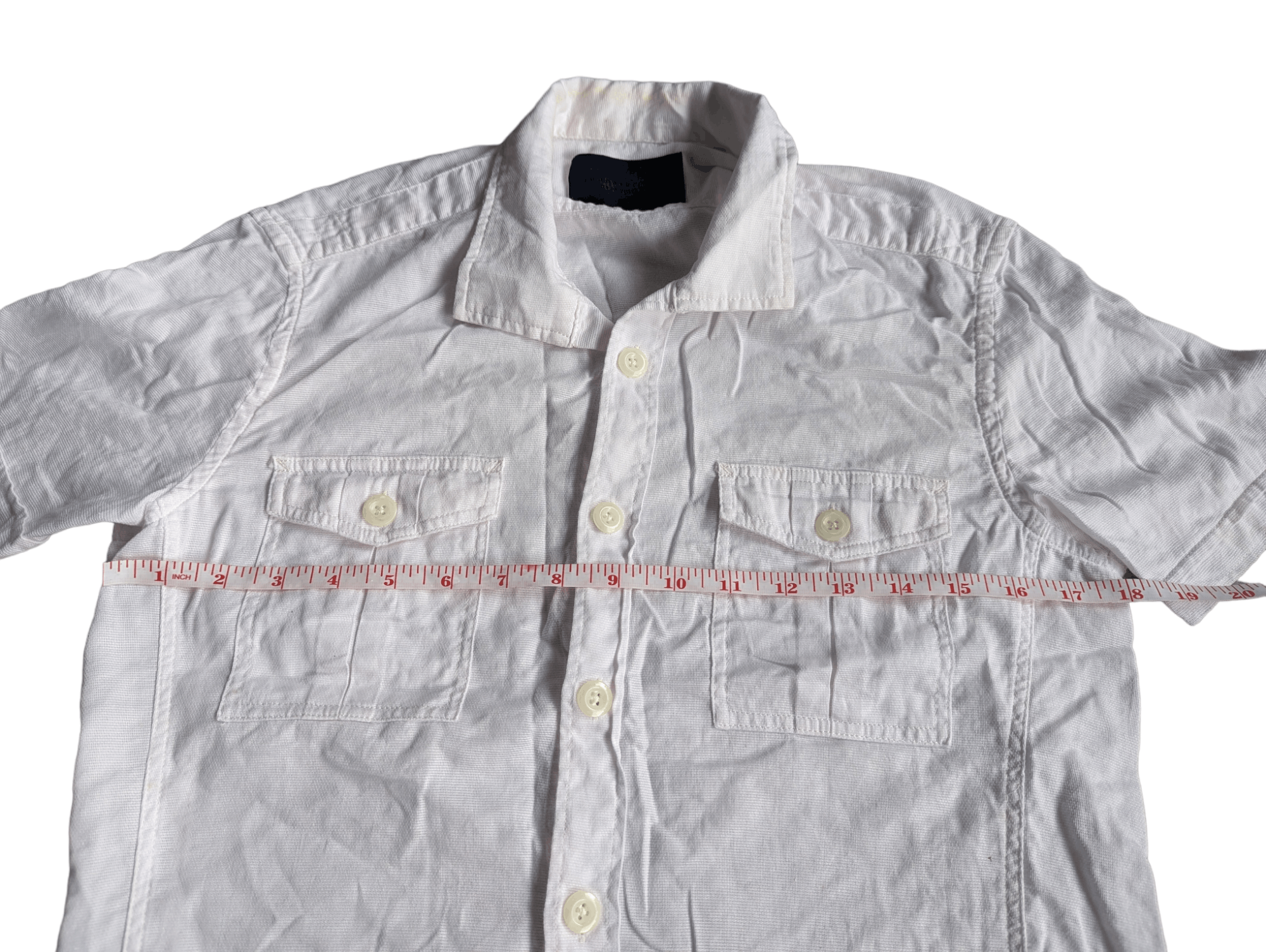 Japanese Brand × NANO universe × junhashimoto JUNHASHIMOTO X NANO UNIVERSE DOUBLE POCKET BUTTON UP SHIRT Size S / US 4 / IT 40 - 8 Thumbnail