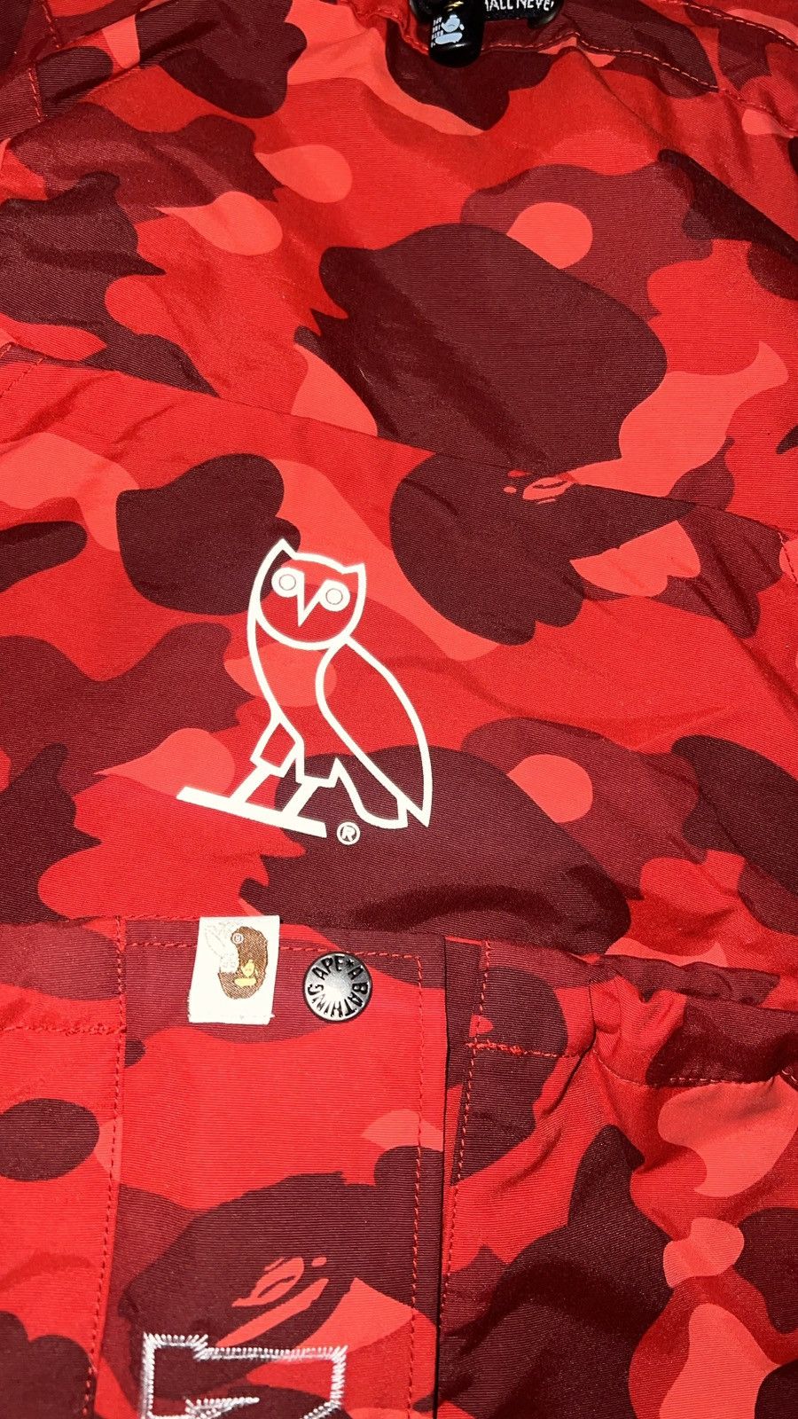 Bape × October's Very Own BAPE X OVO COLOR CAMO SNOWBOARD JACKET Size US L / EU 52-54 / 3 - 4 Thumbnail