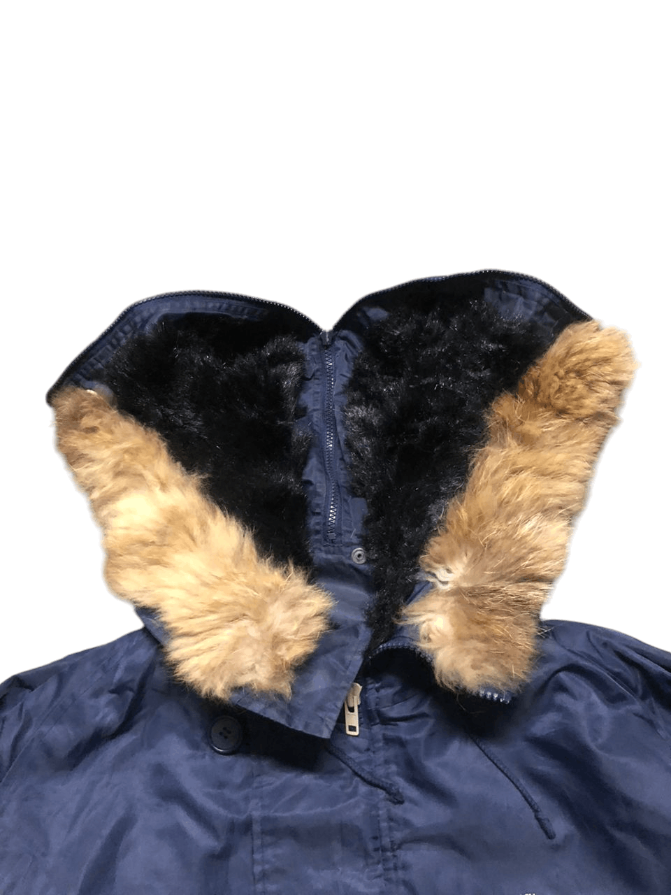 Vintage Vintage Suntory Boss Coffee Bomber jacket Raccoon Fur Hoodie Size US XL / EU 56 / 4 - 10 Thumbnail