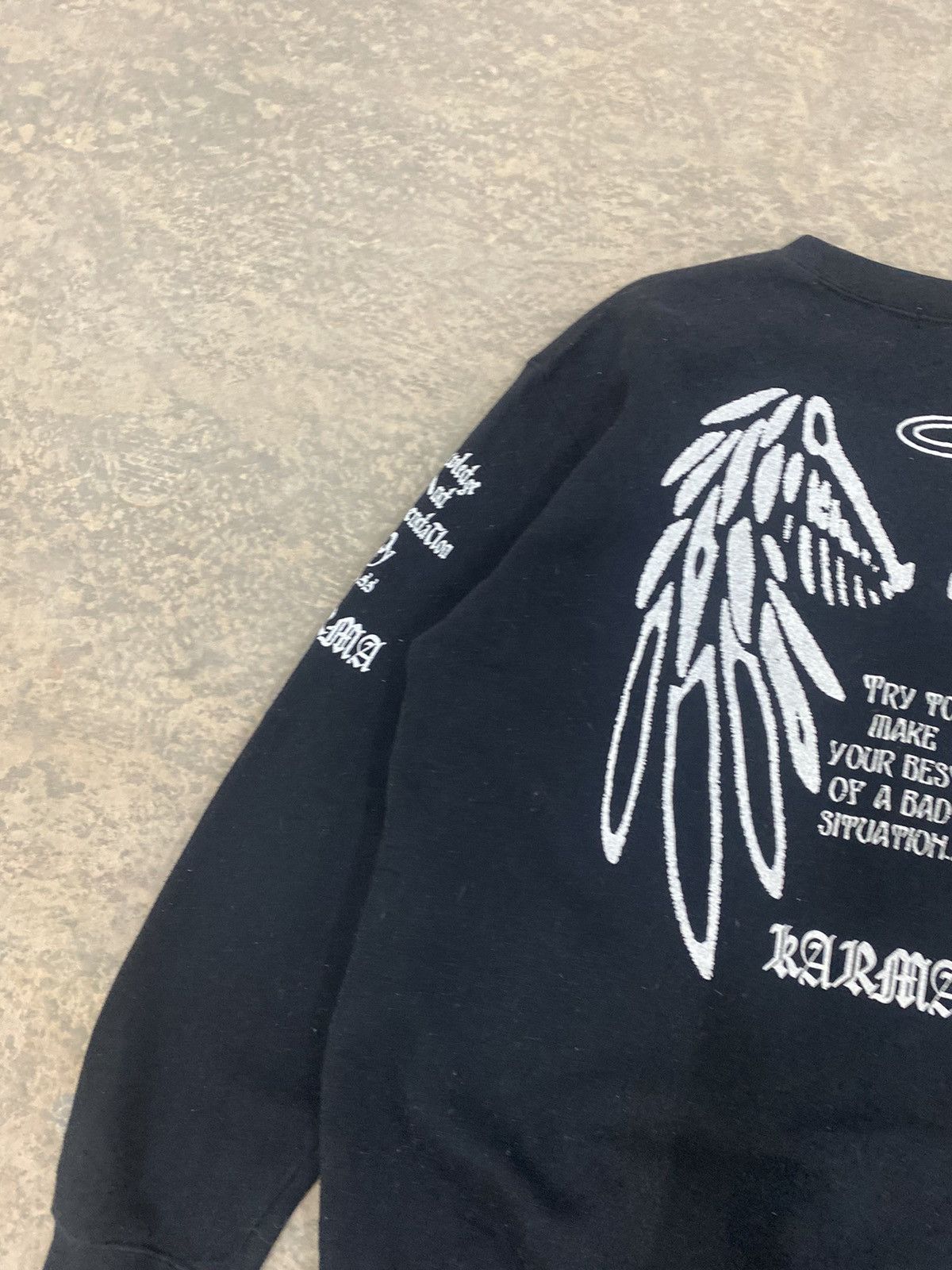 Vintage KARMA JAPAN PUNK LGB SWEATSHIRT Y2K Size US L / EU 52-54 / 3 - 5 Thumbnail