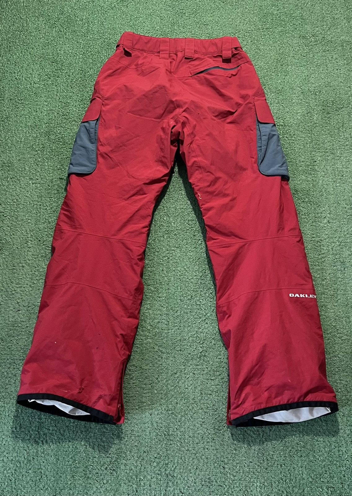 Oakley Oakley overalls pants ski pants winter red Size US 33 - 11 Thumbnail