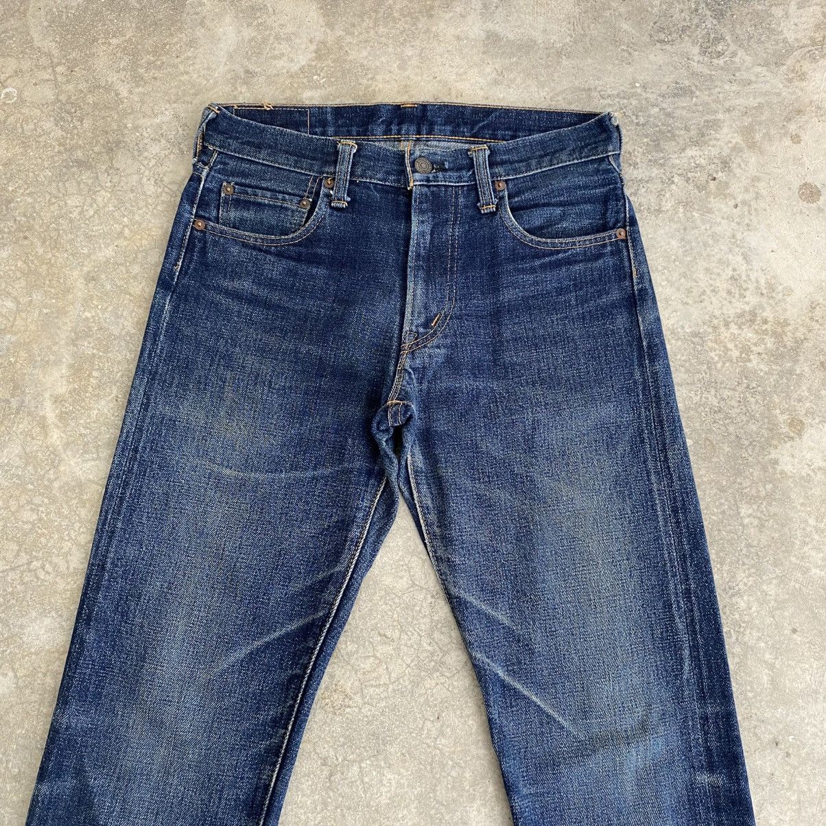 Denime Vintage 90’s Denime Japan Faded Blue Selvedge Jeans Size US 30 / EU 46 - 4 Thumbnail