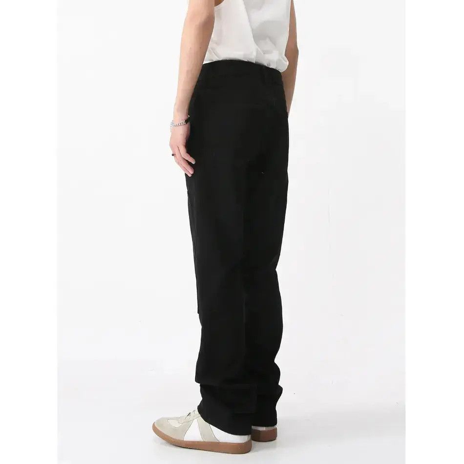 Japanese Brand Retro loose zipper wide leg jeans Size US 32 / EU 48 - 6 Thumbnail