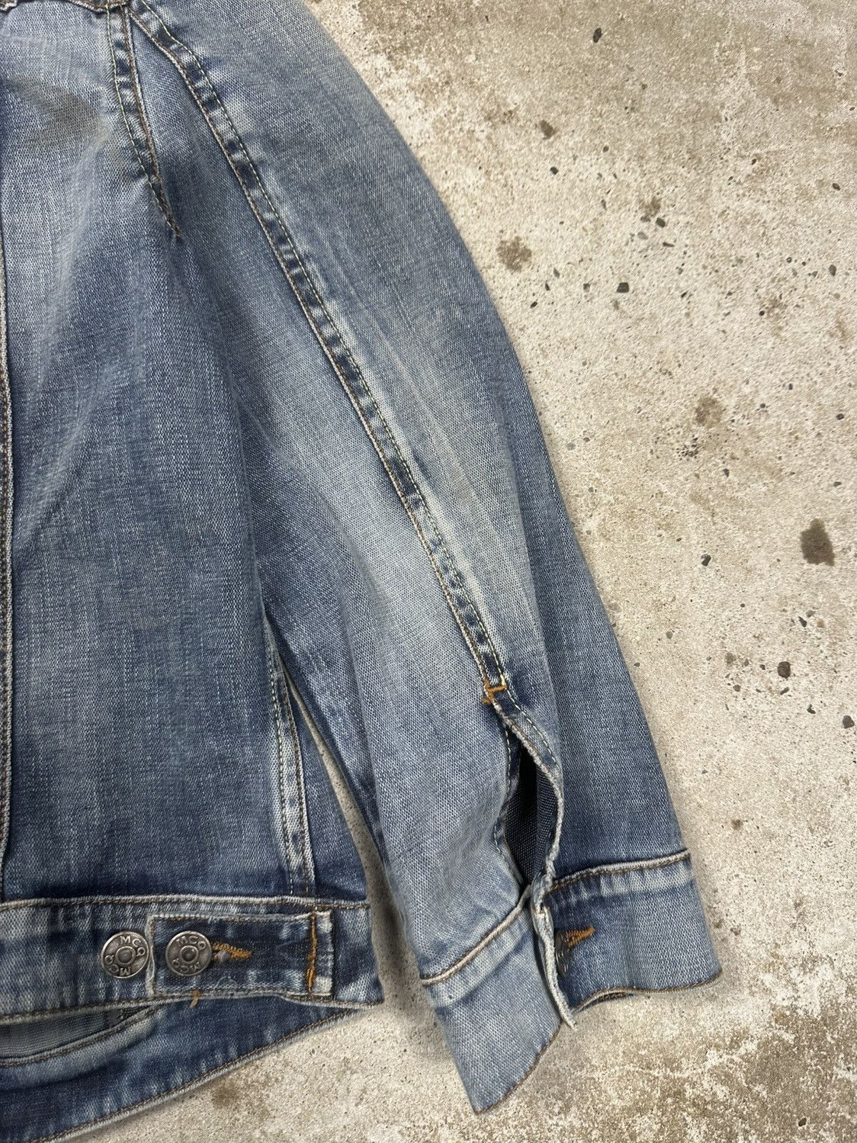 Alexander McQueen Alexander McQueen Blue Denim Skull Wings Jeans Stone Wash Size L / US 10 / IT 46 - 14 Thumbnail