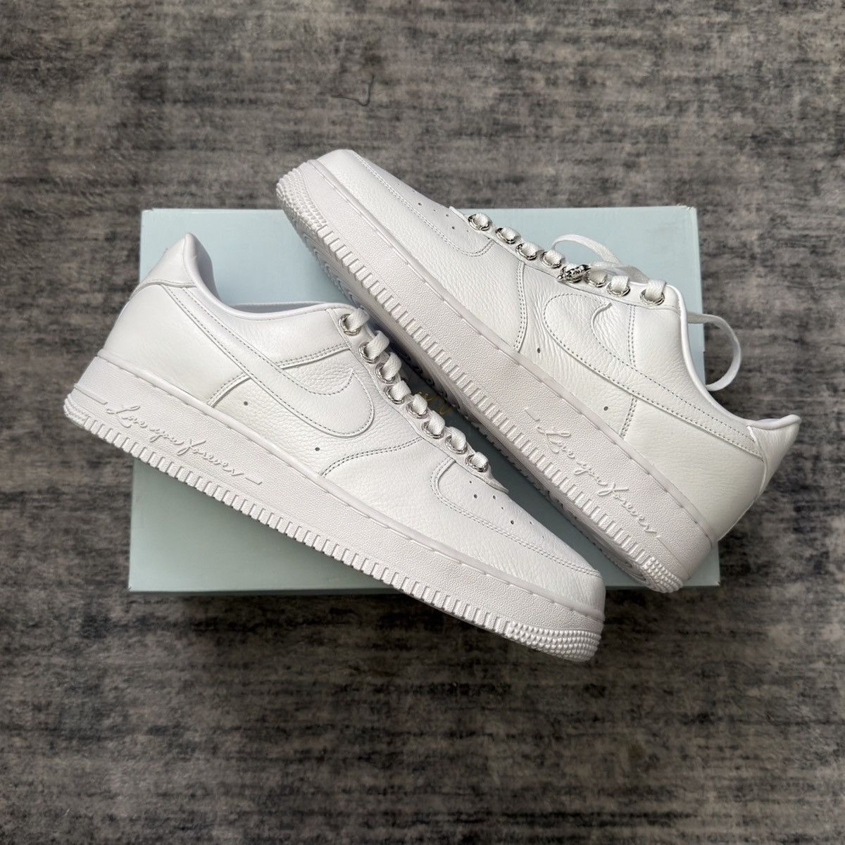 Chrome Hearts × NOCTA × Nike Chrome Hearts Nocta Air Force 1 Size US 11.5 / EU 44-45 - 2 Thumbnail