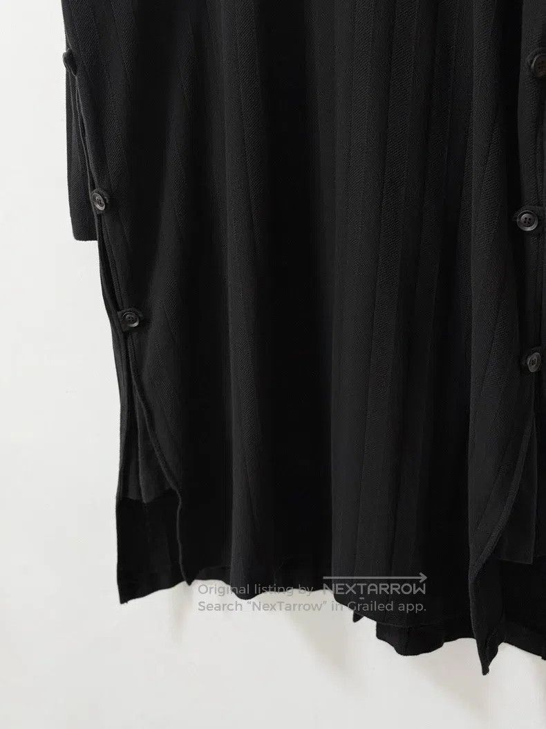 Yohji Yamamoto Yohji Yamamoto Collarless striped trench coat| Size US L / EU 52-54 / 3 - 7 Thumbnail