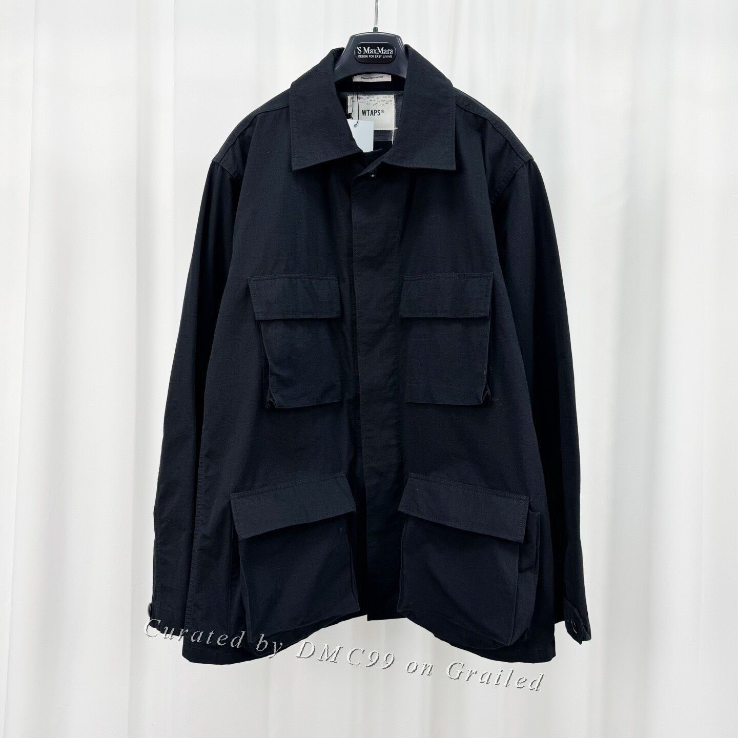 Wtaps Wtaps Mill Series Black Four-Pocket Work Jacket Size US M / EU 48-50 / 2 - 1 Thumbnail