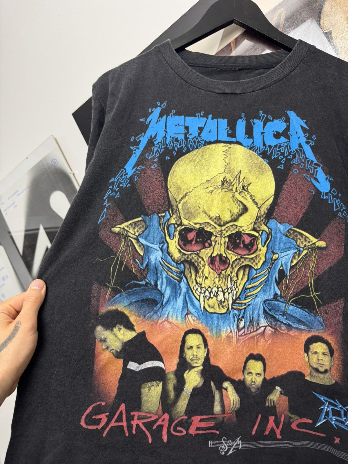 Vintage Metallica Garage Inc Band Tee Rare Washed Metal