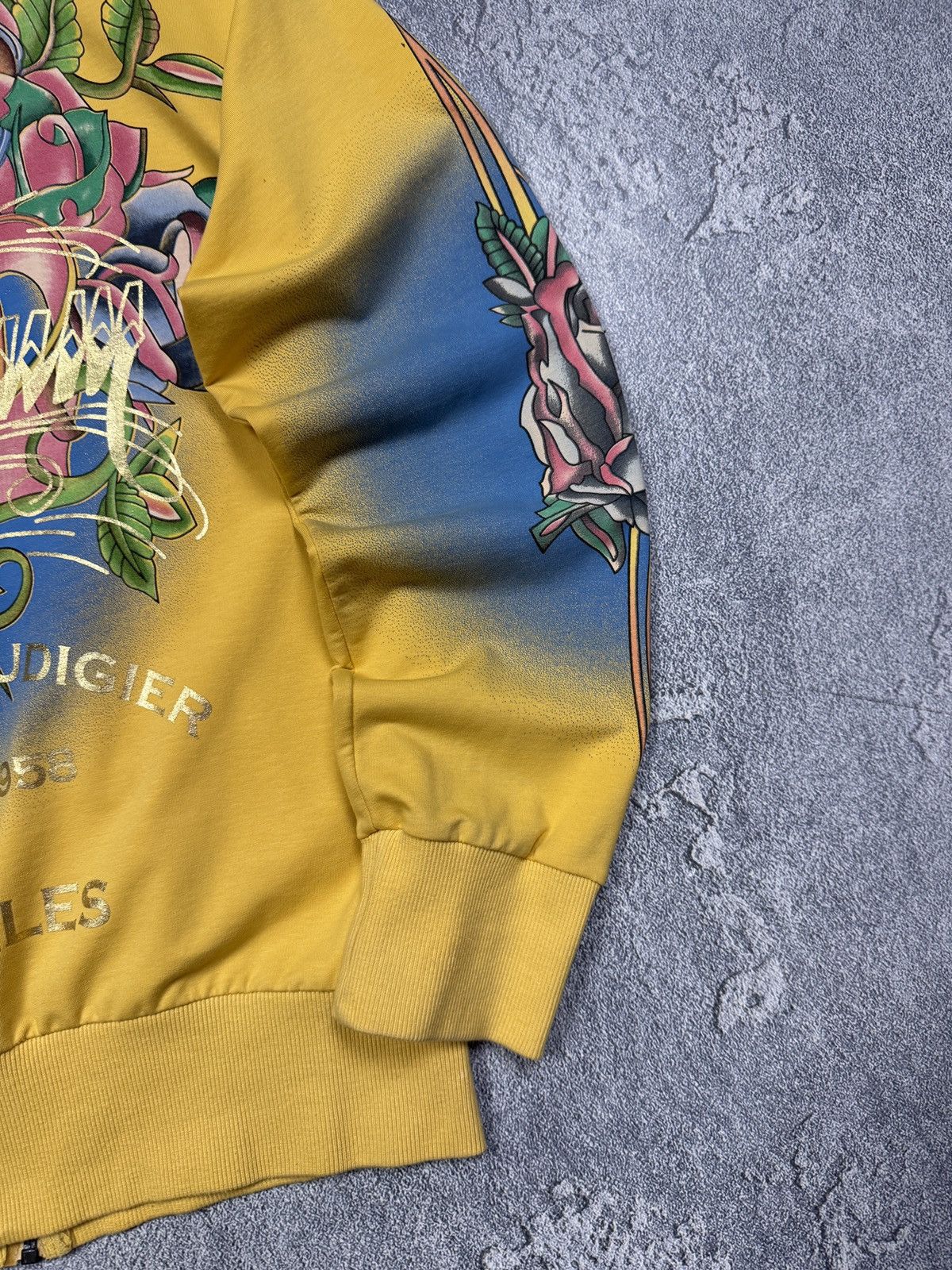Christian Audigier Vintage Y2K Christian Audigier Zip Hoodie Size US M / EU 48-50 / 2 - 8 Thumbnail