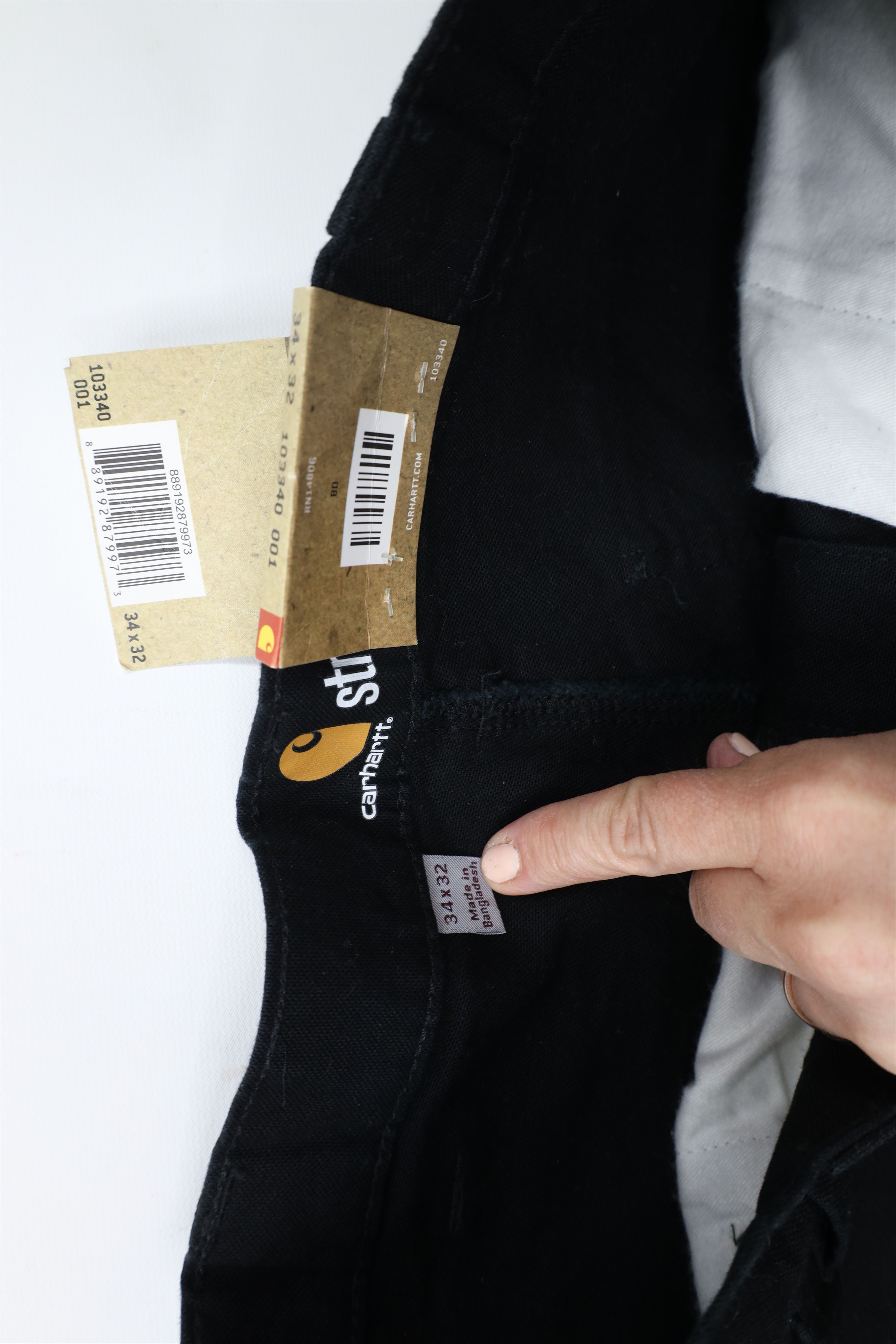 Carhartt × Vintage Deadstock Vintage Y2K Carhartt Straight Leg Canvas Pants Size US 34 / EU 50 - 6 Thumbnail