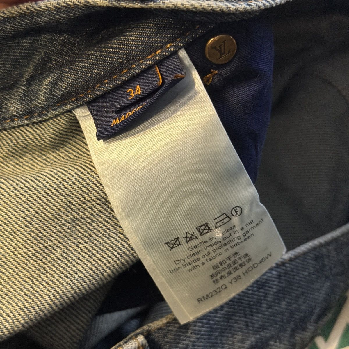 Louis Vuitton Louis Vuitton Monogram Double Knee Denim Jeans Size US 34 / EU 50 - 4 Thumbnail