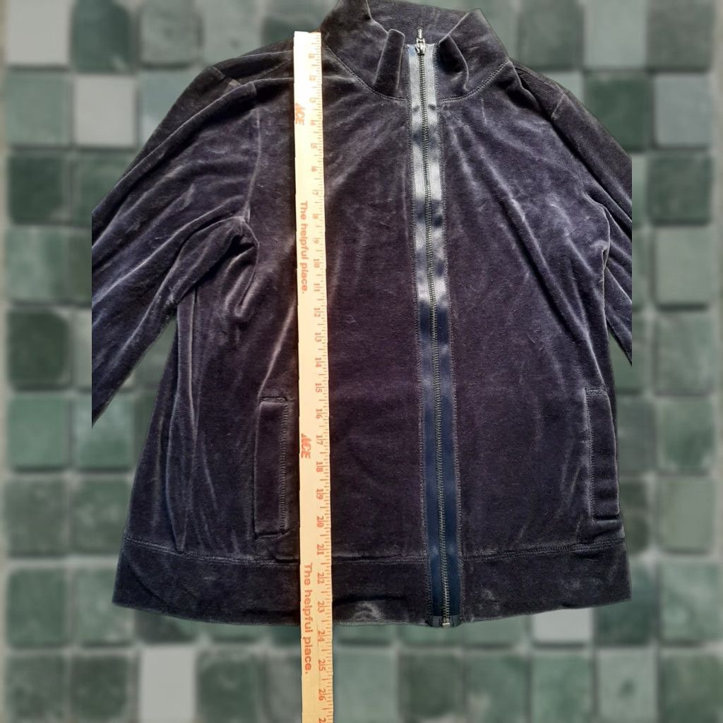 Talbots Talbots Jacket Full Zip Dark Blue Womens L Long Sleeve Jacket Zipper Regular Size L Womens Size L / US 10 / IT 46 - 1 Thumbnail