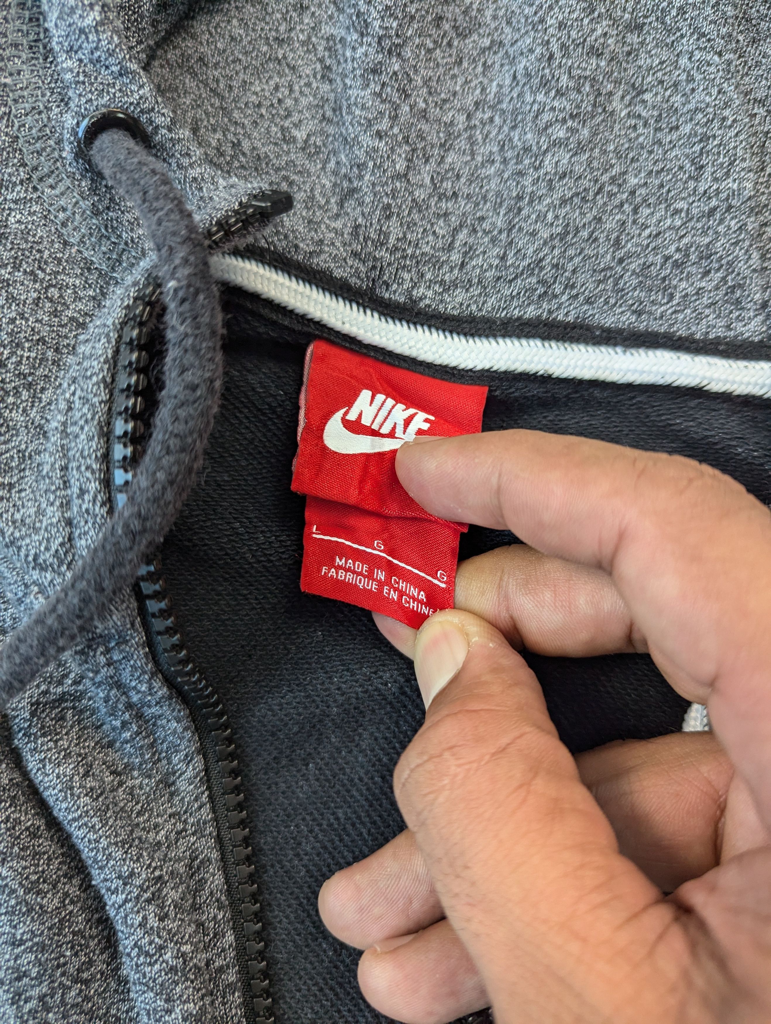 Nike Men's Nike Zipper Hoodie Sweater Jacket Size L Size US L / EU 52-54 / 3 - 5 Thumbnail