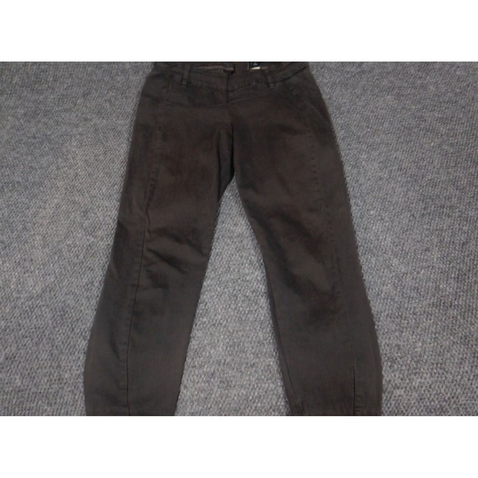 J.Crew J.CREW Womens Pants 8 Gray Straight City Fit Stretch Zip Khakis Regular Inseam 25in Women Vintage No Size 30" / US 8 / IT 44 - 6 Thumbnail