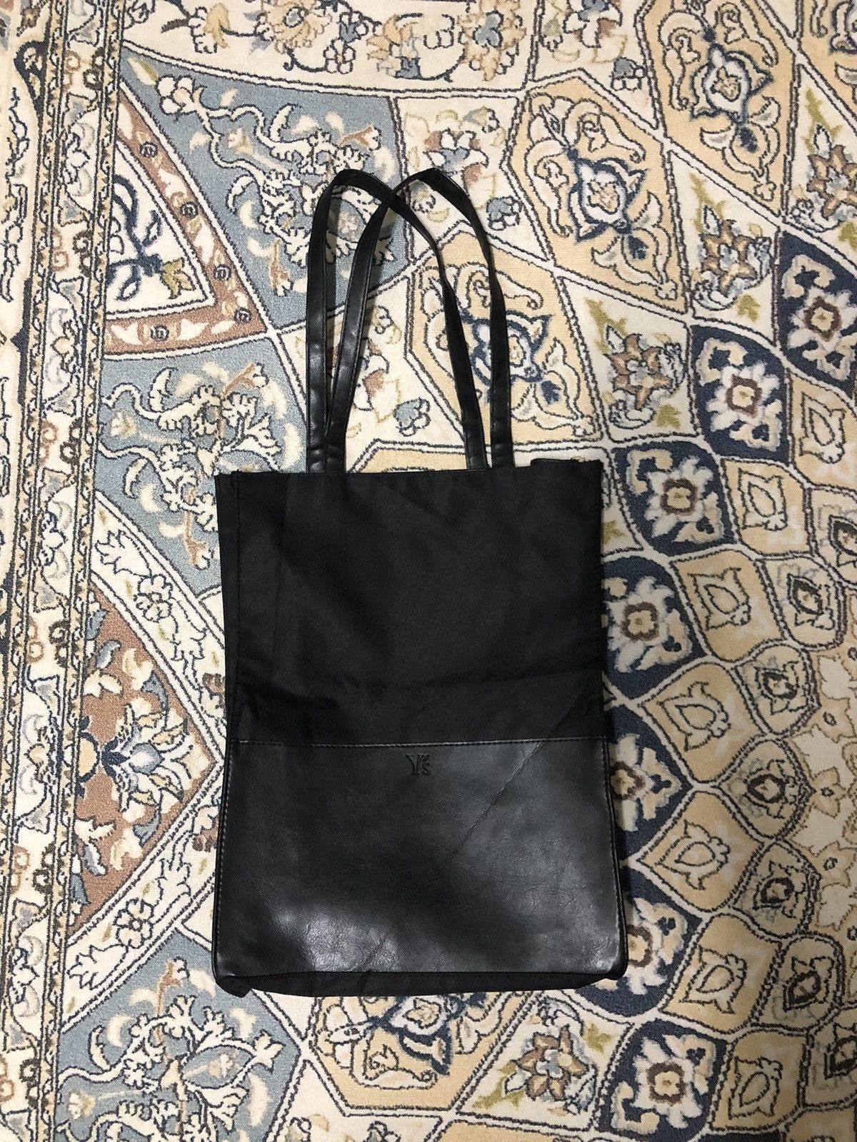 Yohji Yamamoto Vintage Ys by Yohji Yamamoto Black Tote Bag Size ONE SIZE - 1 Thumbnail