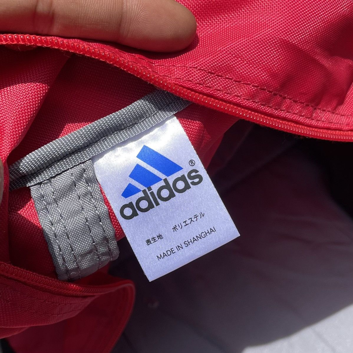 Adidas Y2K Adidas Travel Bag Made in Shanghai Size ONE SIZE - 10 Thumbnail