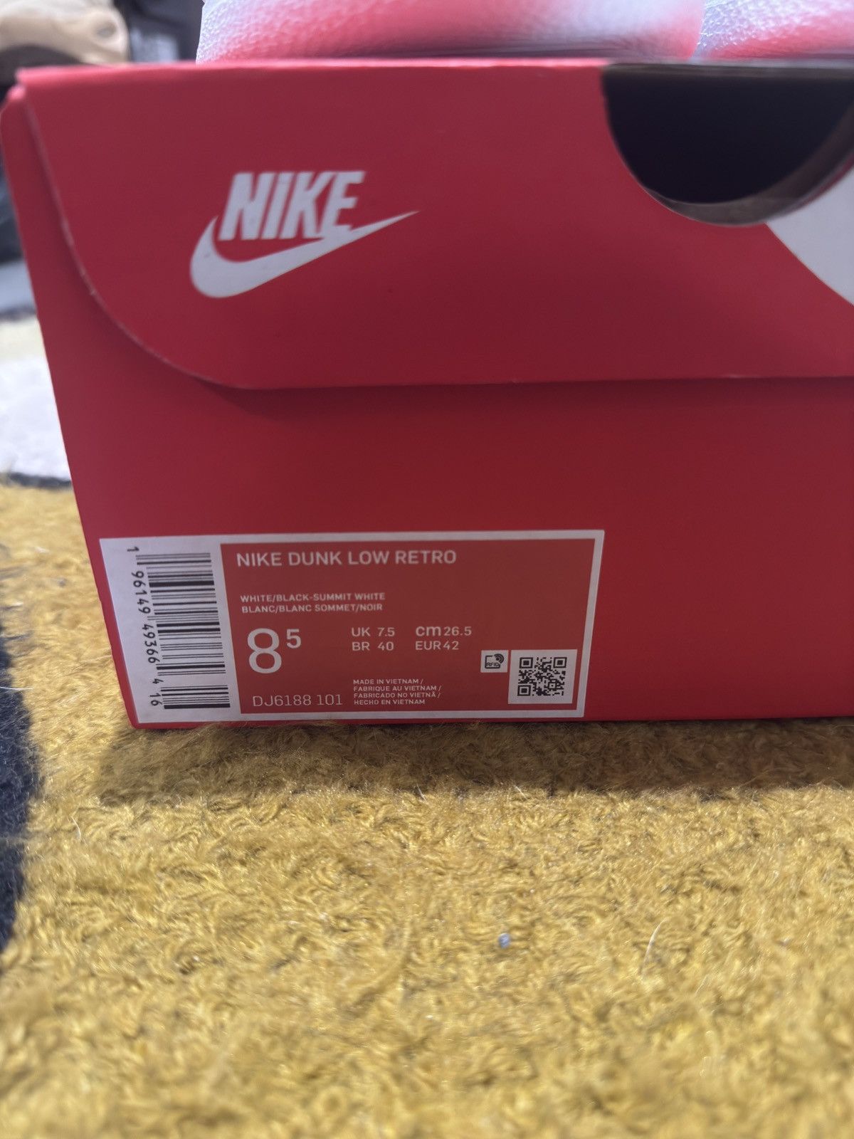 Nike Nike Dunk Low Reverse Panda Size US 8.5 / EU 41-42 - 7 Thumbnail