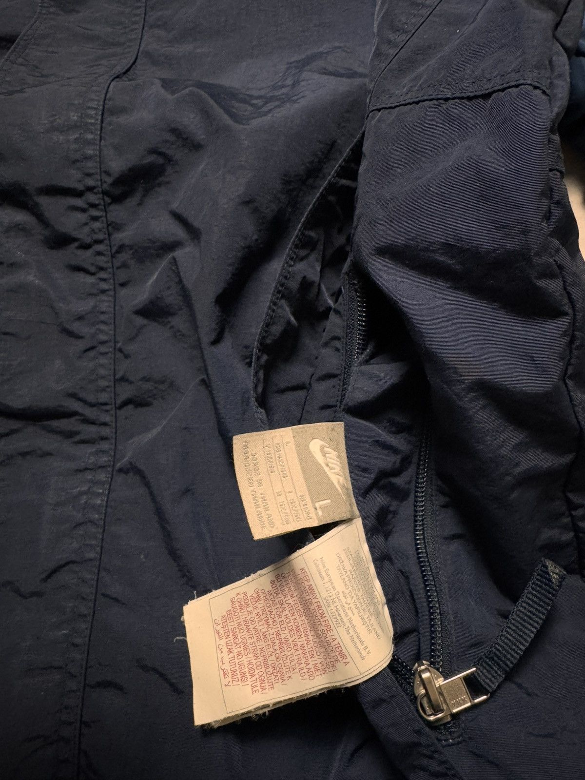 Nike × Nike ACG NIKE VINTAGE DOUBLESIDED TEDDY FLEECE / NYLON LIGHT JACKET Size US L / EU 52-54 / 3 - 10 Thumbnail