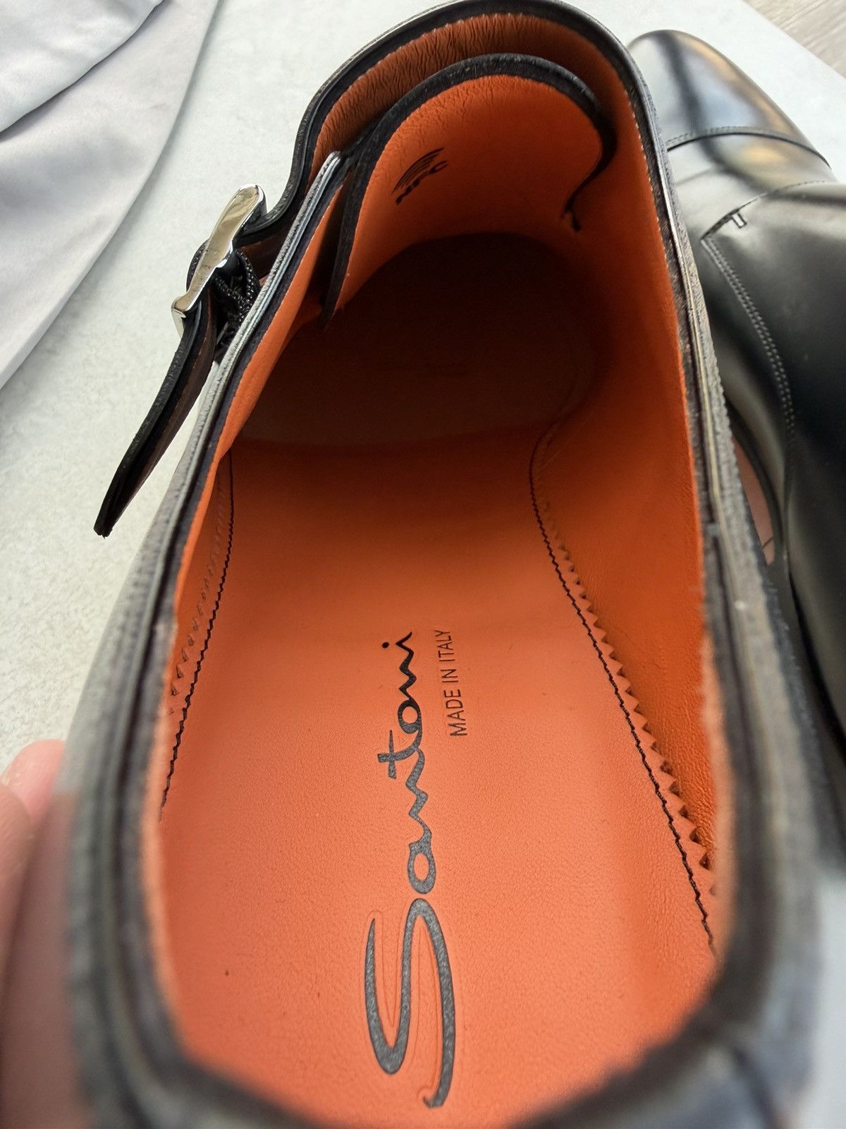 Santoni Santoni DoubleMonk Strap Black Leather UK10US11 New with Box Size US 11 / EU 44 - 9 Thumbnail