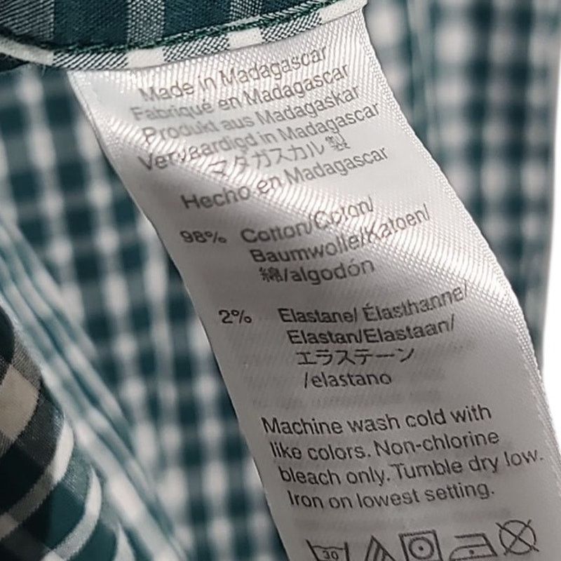 J.Crew J. Crew Factory Green Plaid Regular Flex Shirt Size L NWT Size US L / EU 52-54 / 3 - 5 Thumbnail