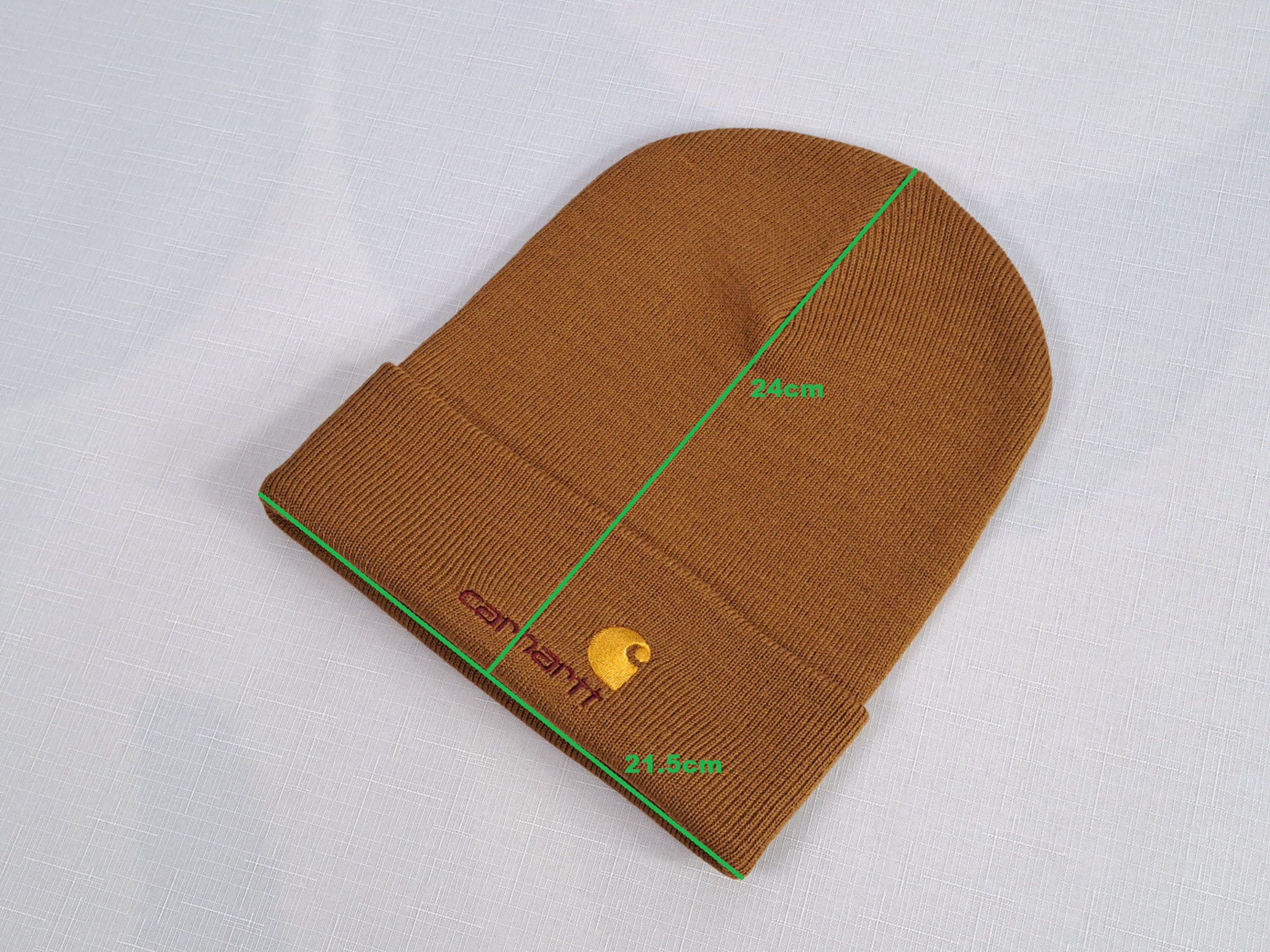 Carhartt Carhartt embroidered logo mustard hat. Size ONE SIZE - 8 Thumbnail