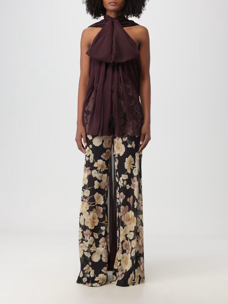 Saint Laurent Paris o1y0126 Silk Blouse in Mauve Size M / US 6-8 / IT 42-44 - 1 Thumbnail