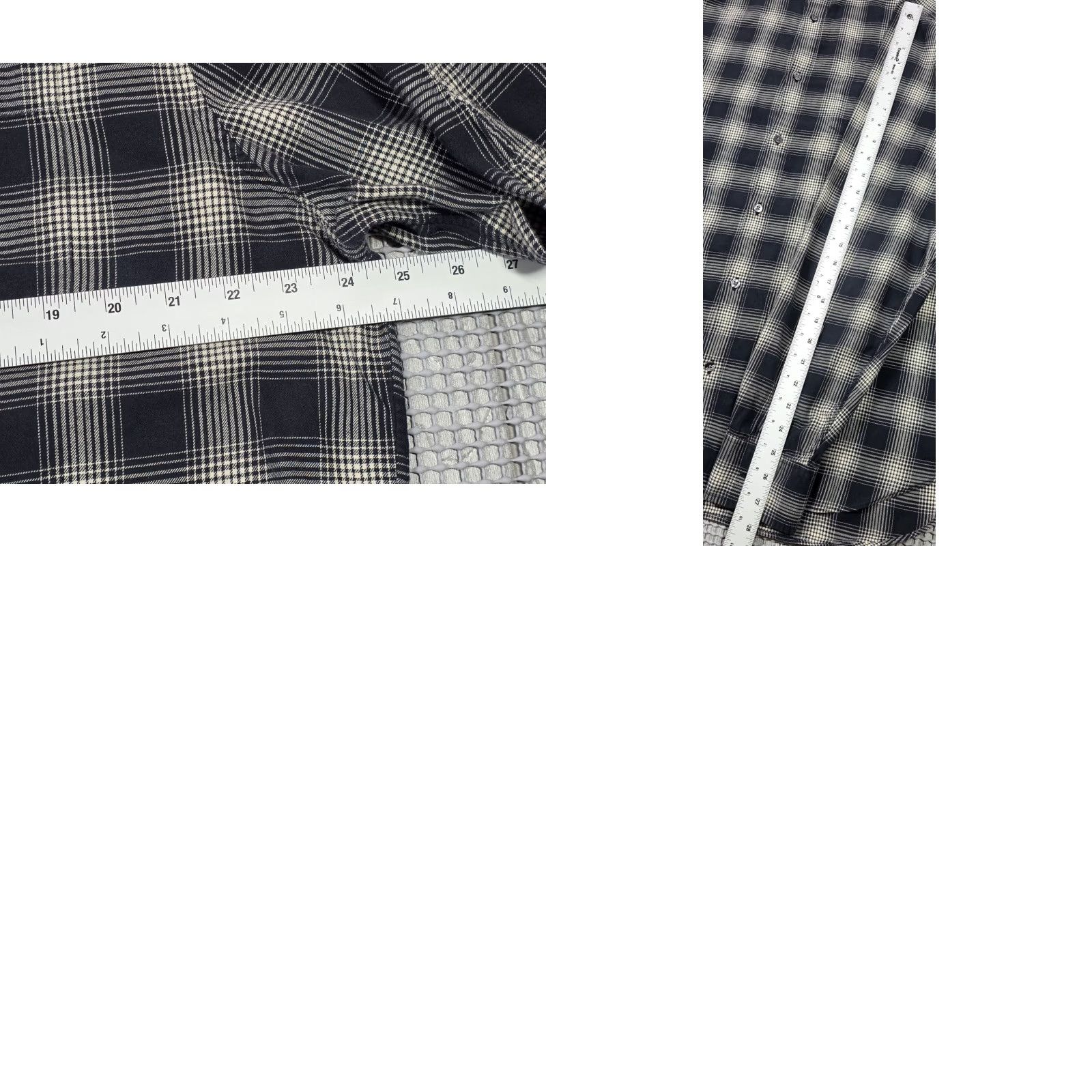 Bonobos Bonobos Shirt Button-Up Long Sleeve Plaid Men’s XL Black Gray Size US XL / EU 56 / 4 - 9 Thumbnail