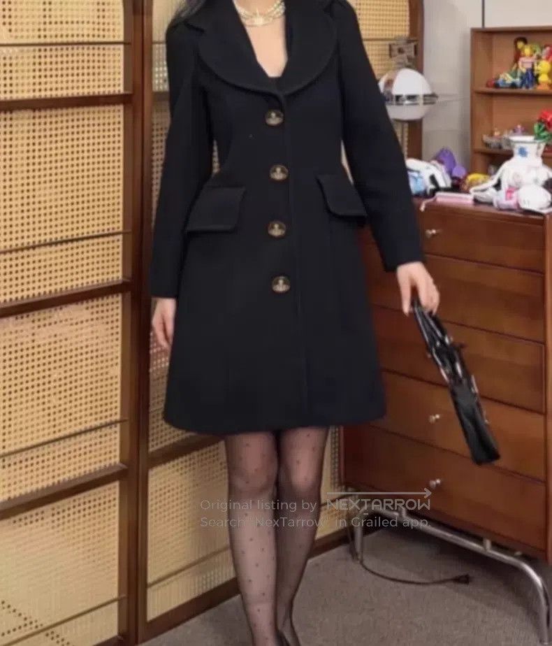 Vivienne Westwood Vivienne Westwood Heart-shaped collar 90% wool coat Size M / US 6-8 / IT 42-44 - 2 Thumbnail