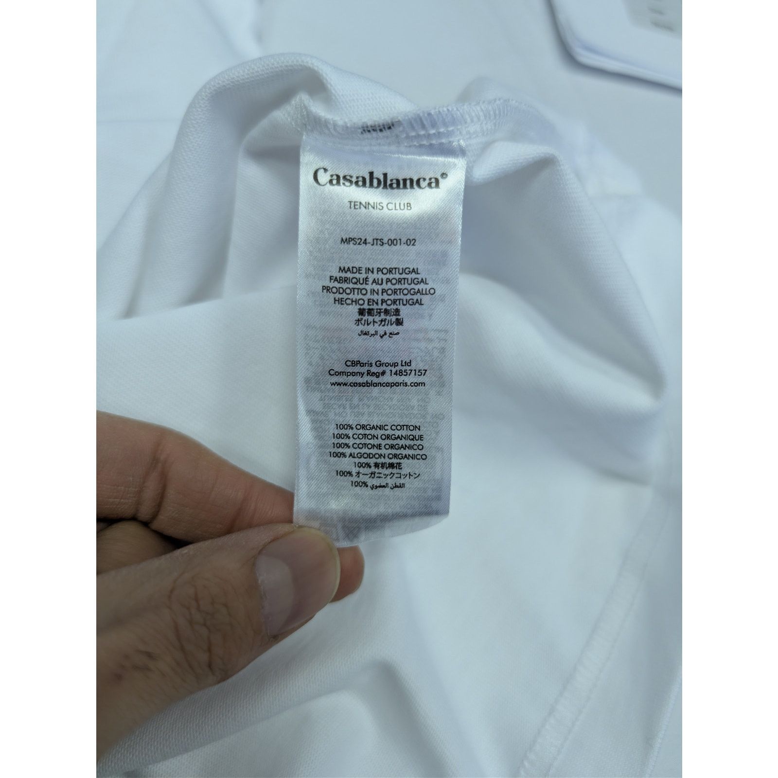 Casablanca o1rshd1 CC20 Casa Way Printed T-Shirt White Jersey in White Size US S / EU 44-46 / 1 - 17 Thumbnail
