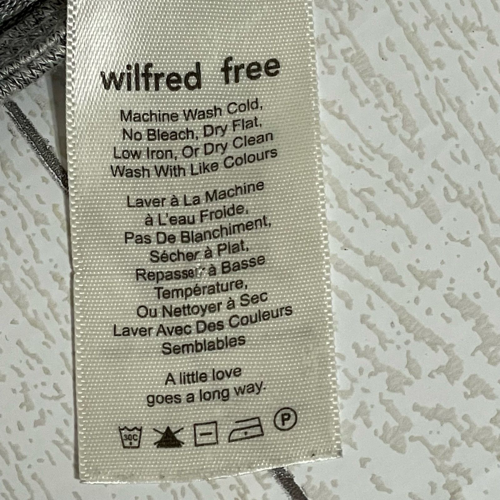 Other Wilfred Free Heather Gray Cropped Tie Front Tank Size XXS Size XXS / US 00 / IT 34 - 4 Thumbnail