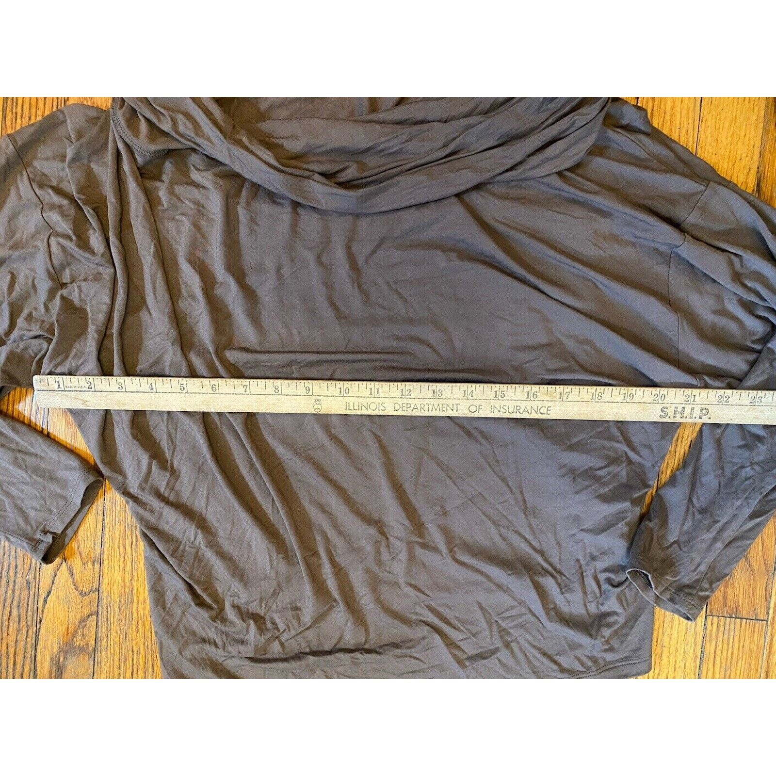 Express NWT Express Top Stretch Shirt Women’s Large Brown $48 Size L / US 10 / IT 46 - 6 Thumbnail