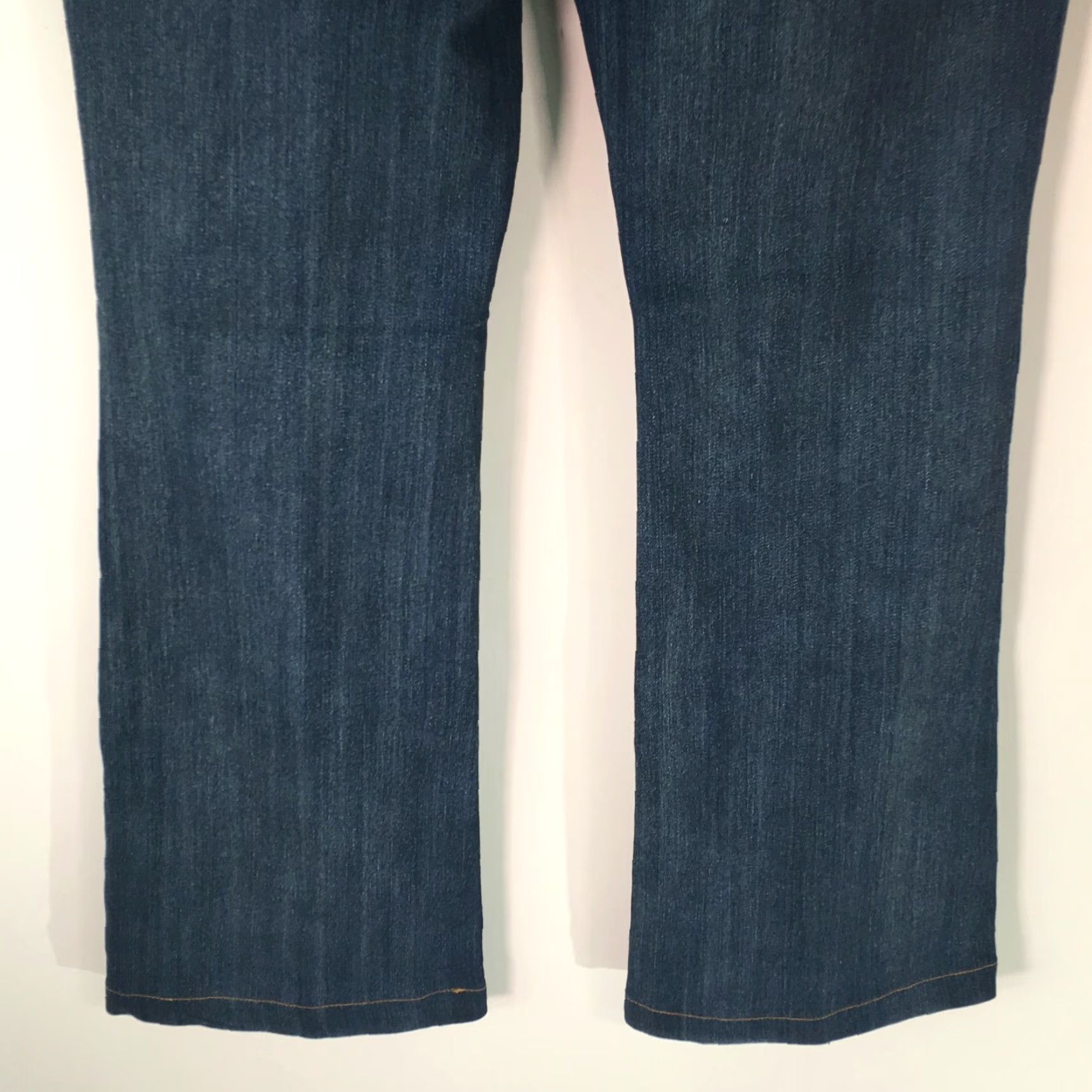 Vintage INC Denim Women Stretch Rhinestone Pocket Regular Fit Boot Leg Blue Jeans Size 6 Size 28" / US 6 / IT 42 - 6 Thumbnail