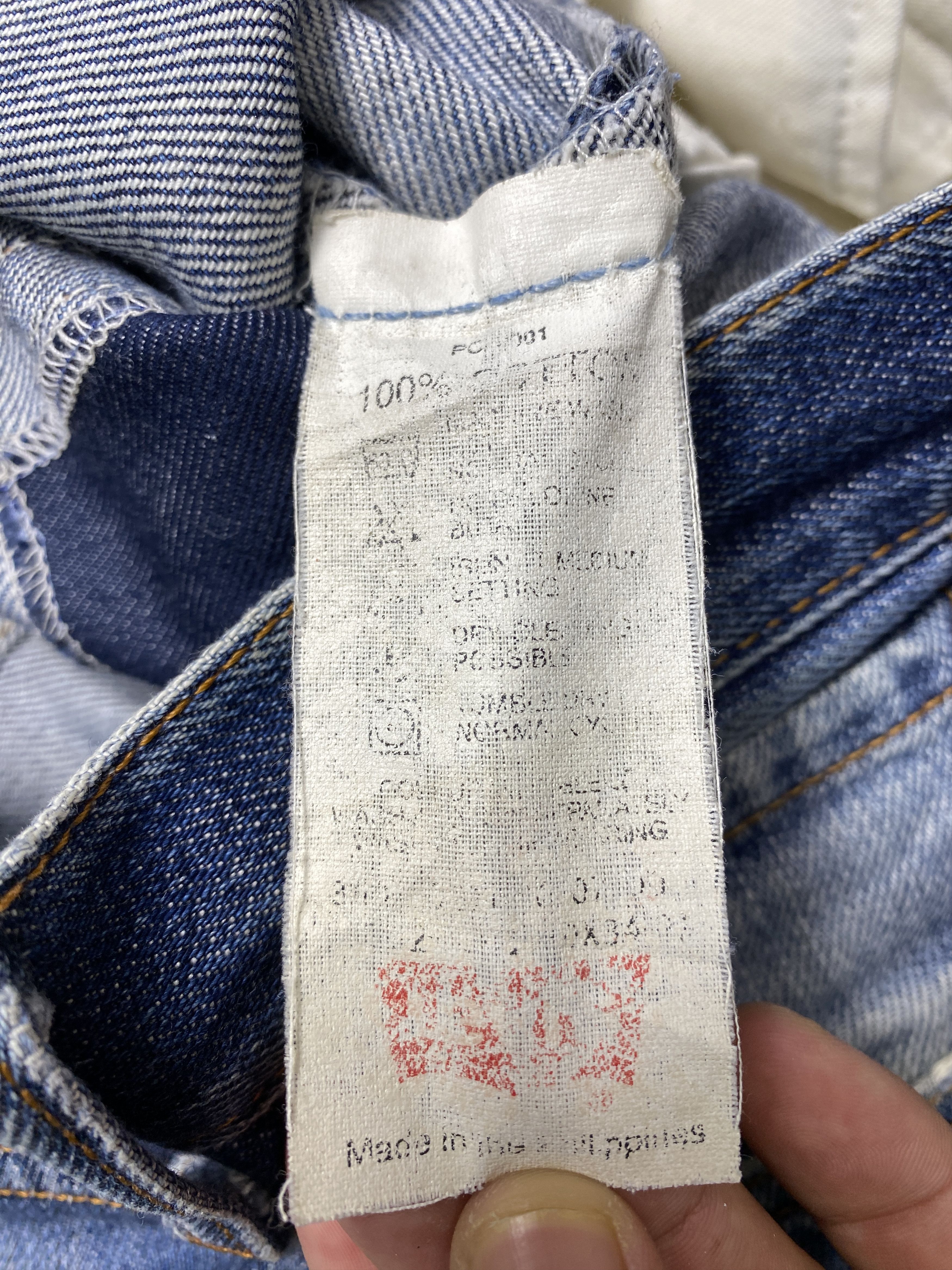 Levi's Vintage Levi's 512 Distressed Faded Blue Jeans CP0035 Size US 30 / EU 46 - 10 Thumbnail