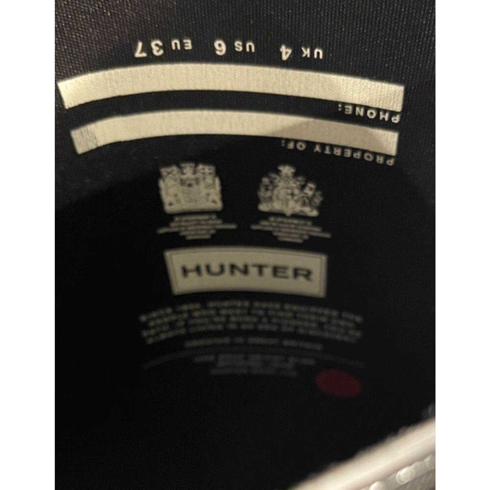 Hunter Hunter Women's Original Tall Gloss Rain Boots Size 6 Black Size US 6 / IT 36 - 5 Thumbnail