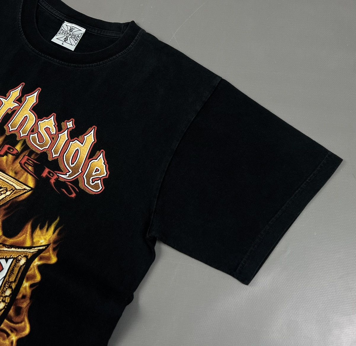 Band Tees × Vintage × West Coast Choppers Rare Vintage West Coast Choppers Northside Biker T Shirt Size US L / EU 52-54 / 3 - 7 Thumbnail