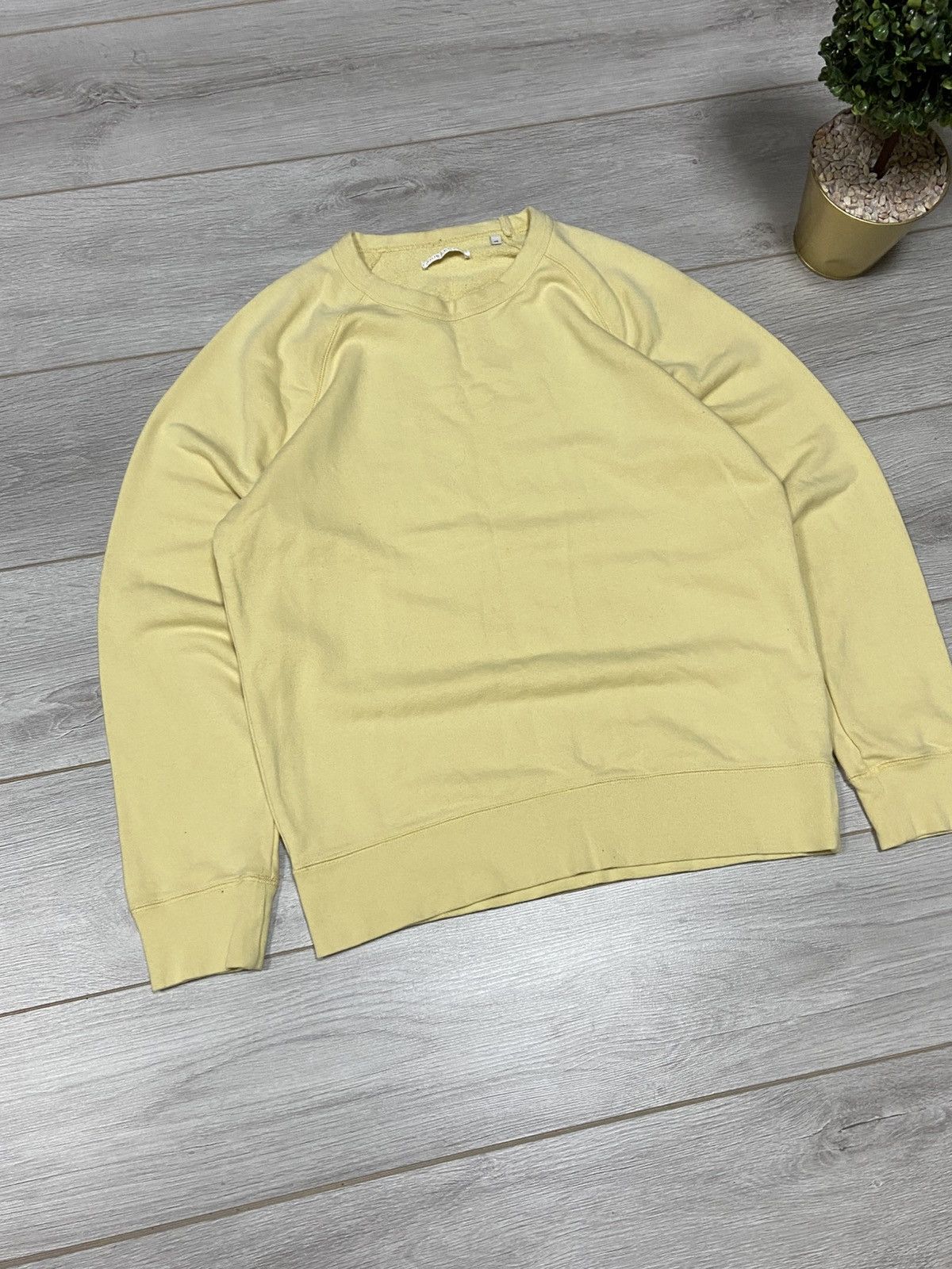Our Legacy Our Legacy Sun Yellow Sweatshirt Size 48 Size US M / EU 48-50 / 2 - 2 Thumbnail
