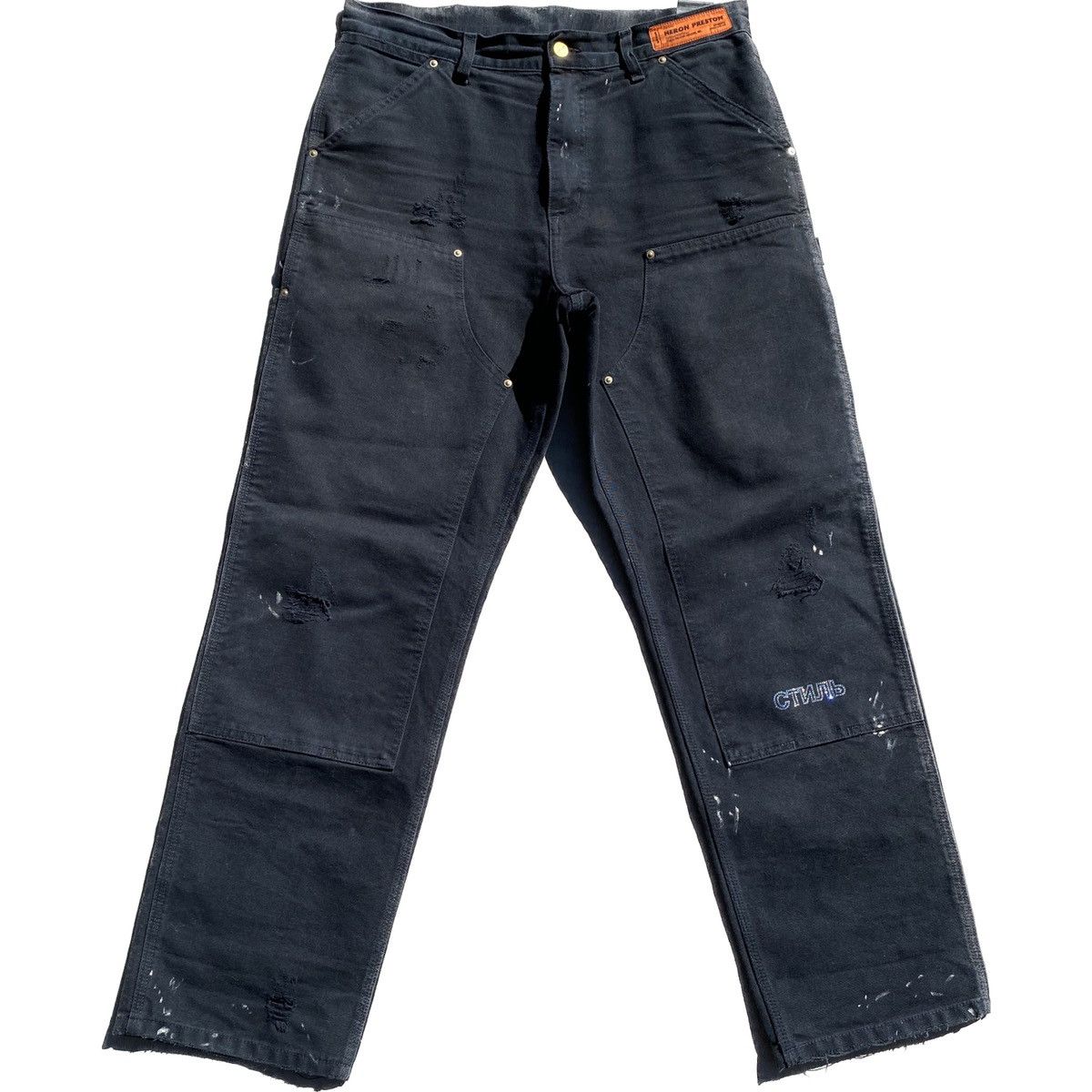 Heron Preston Heron Preston Carhartt WIP Double Knee Pants Heron Preston Heron Preston Carhartt WIP Double Knee Pants