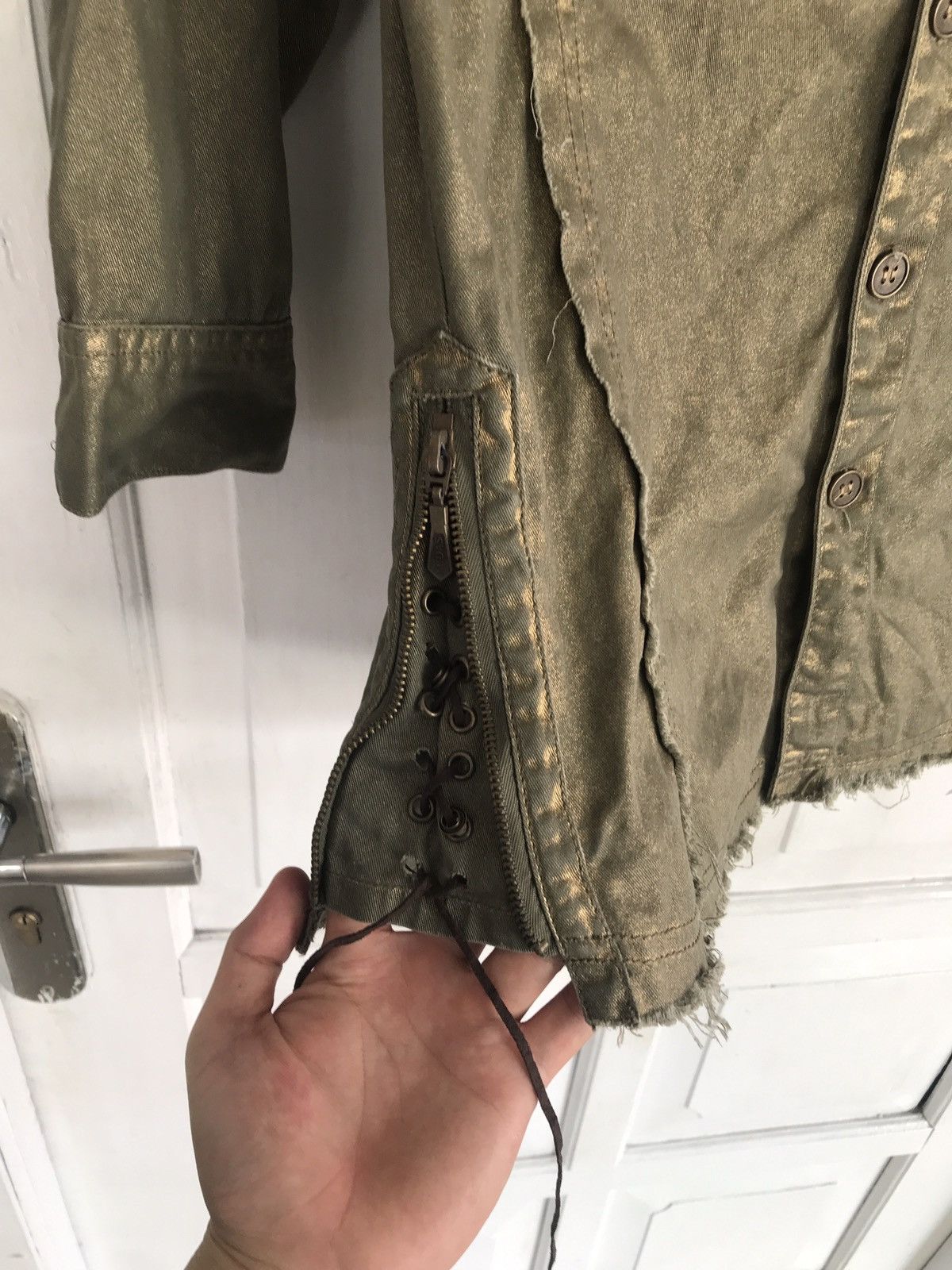 If Six Was Nine × Japanese Brand × Le Grande Bleu (L.G.B.) Midas Distressed Button Up Shirt Punk Seditionaries Size US S / EU 44-46 / 1 - 6 Thumbnail