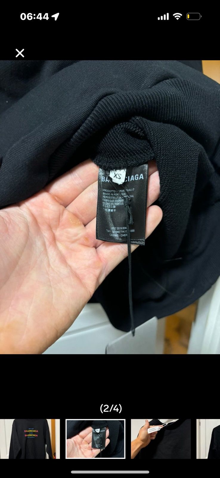 Balenciaga Balenciaga cites crewneck( Size US M / EU 48-50 / 2 - 2 Thumbnail