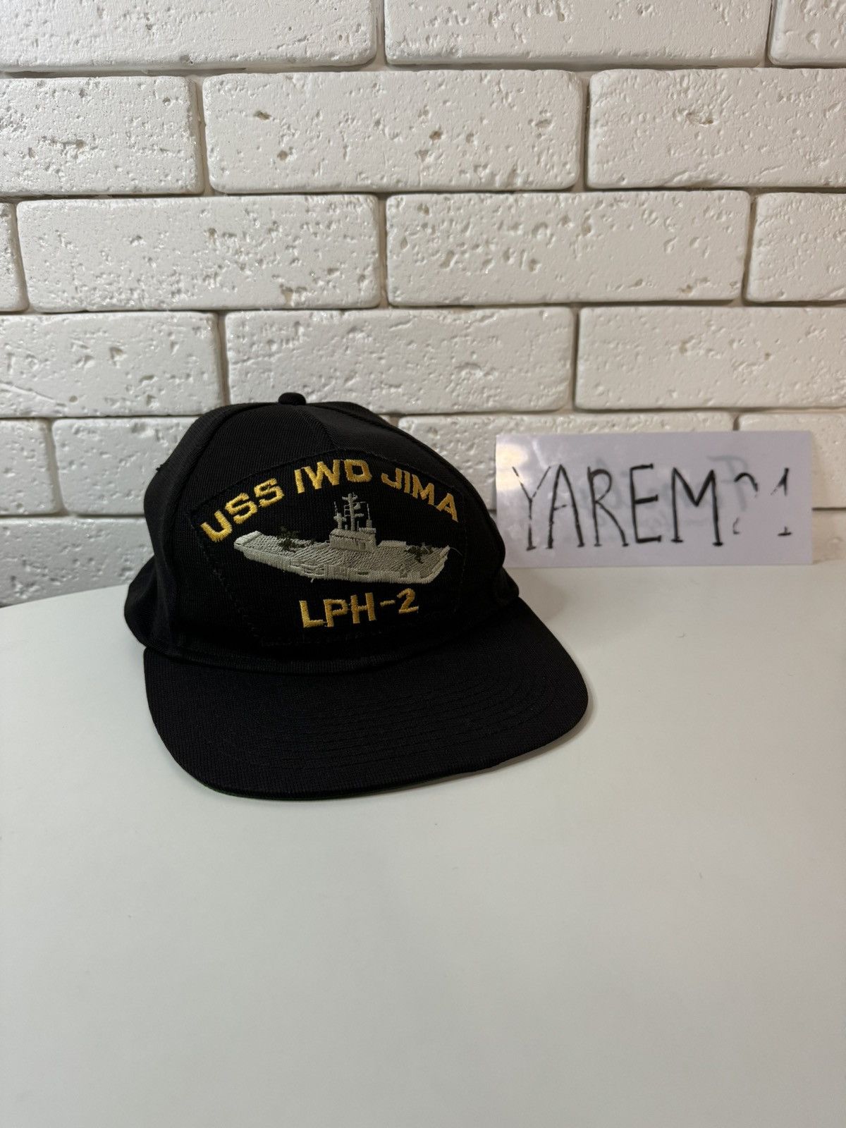 Vintage USS IWD JIMA LPH-2 cap hat Size ONE SIZE - 1 Thumbnail