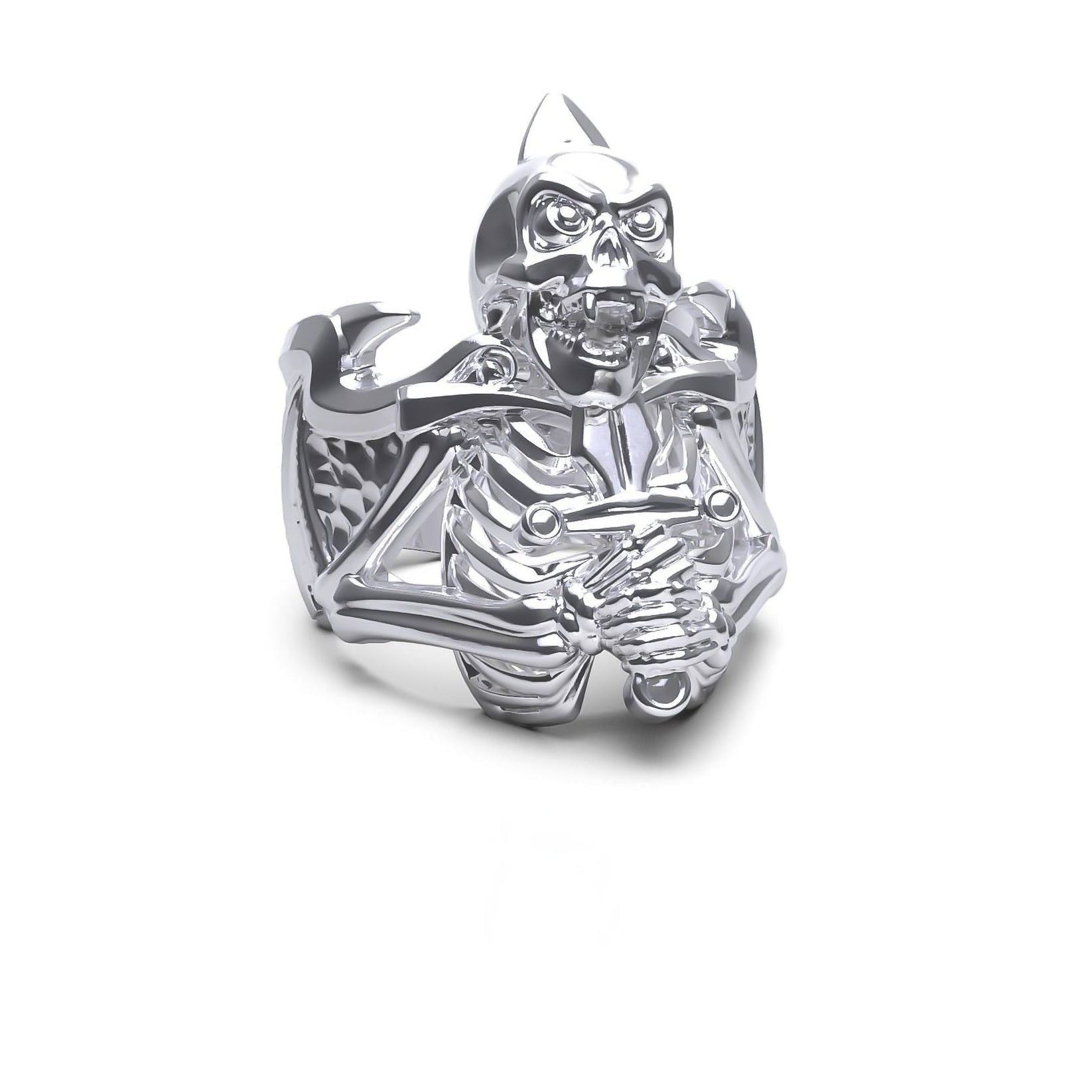 Jewelry Hard Jewelry Ring of Suffering size 7 Solid Stainless Steel Size ONE SIZE - 1 Thumbnail