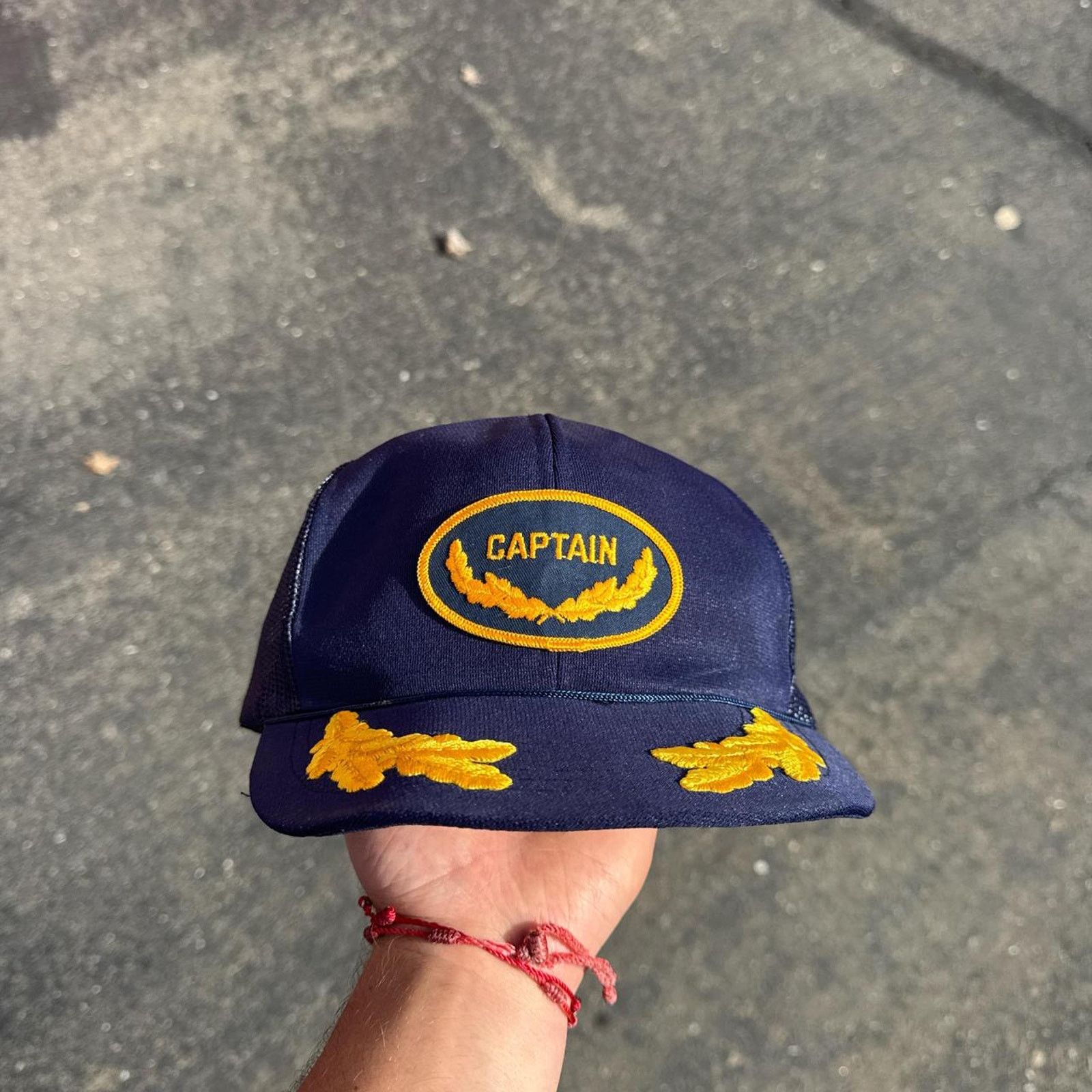 Vintage Vintage Captain Trucker Hat Snapback Size ONE SIZE - 1 Thumbnail