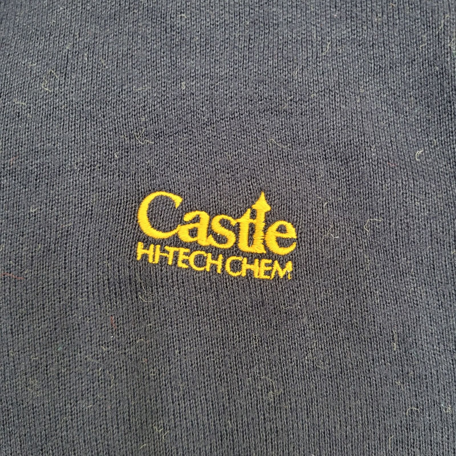 Champion Vintage 80s Champion Sweater M/L 20x25 Navy-Blue Castle USA Size US L / EU 52-54 / 3 - 9 Thumbnail