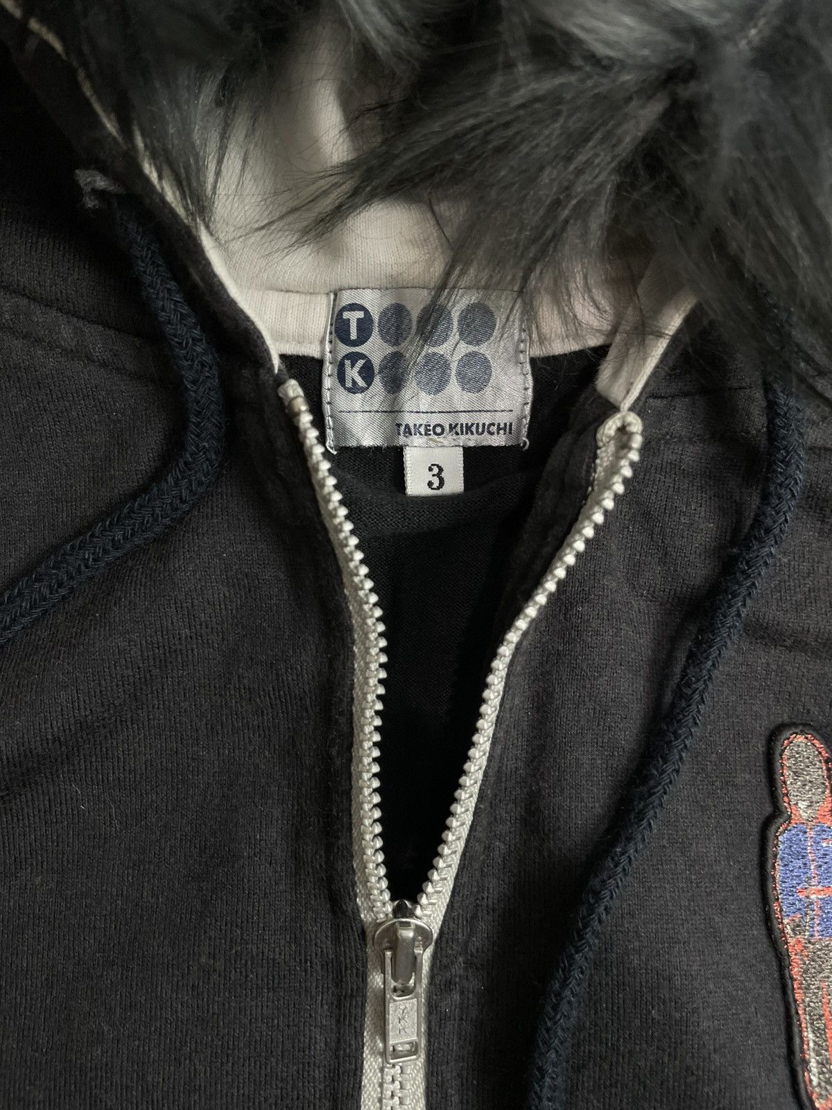 If Six Was Nine Japanese Zip Black Fur Hoodie Size US M / EU 48-50 / 2 - 3 Thumbnail