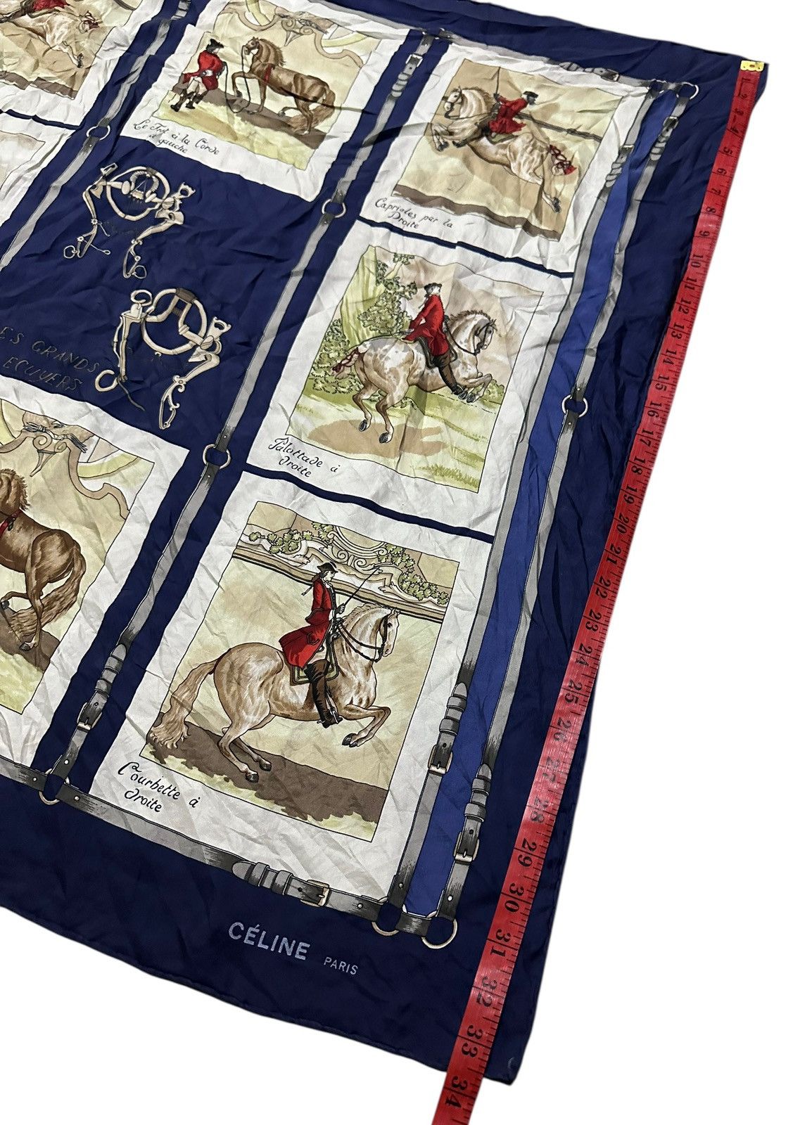Celine CÉLINE, “Les Grands Ecuyers”, a silk scarf Size ONE SIZE - 6 Thumbnail