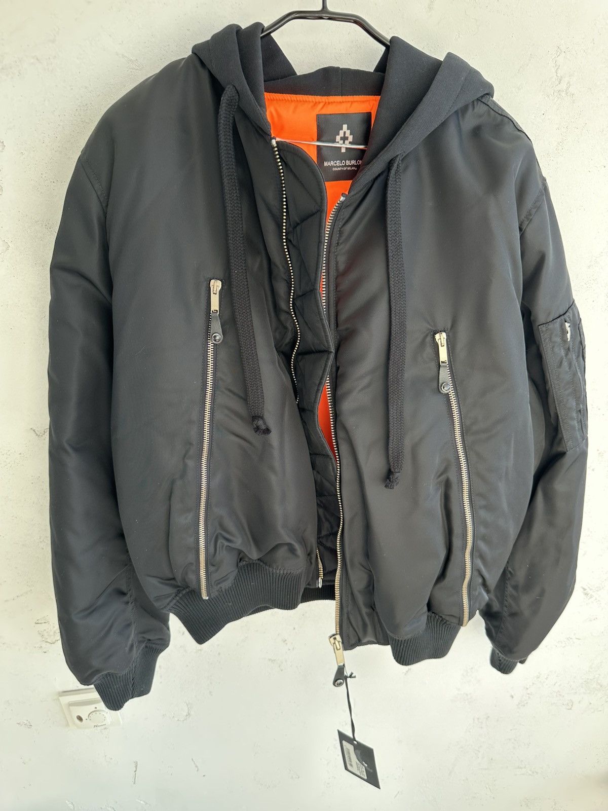 Marcelo Burlon MARCELO BURLON COUNTY OF MILAN Bomber Jacket Size US S / EU 44-46 / 1 - 1 Thumbnail