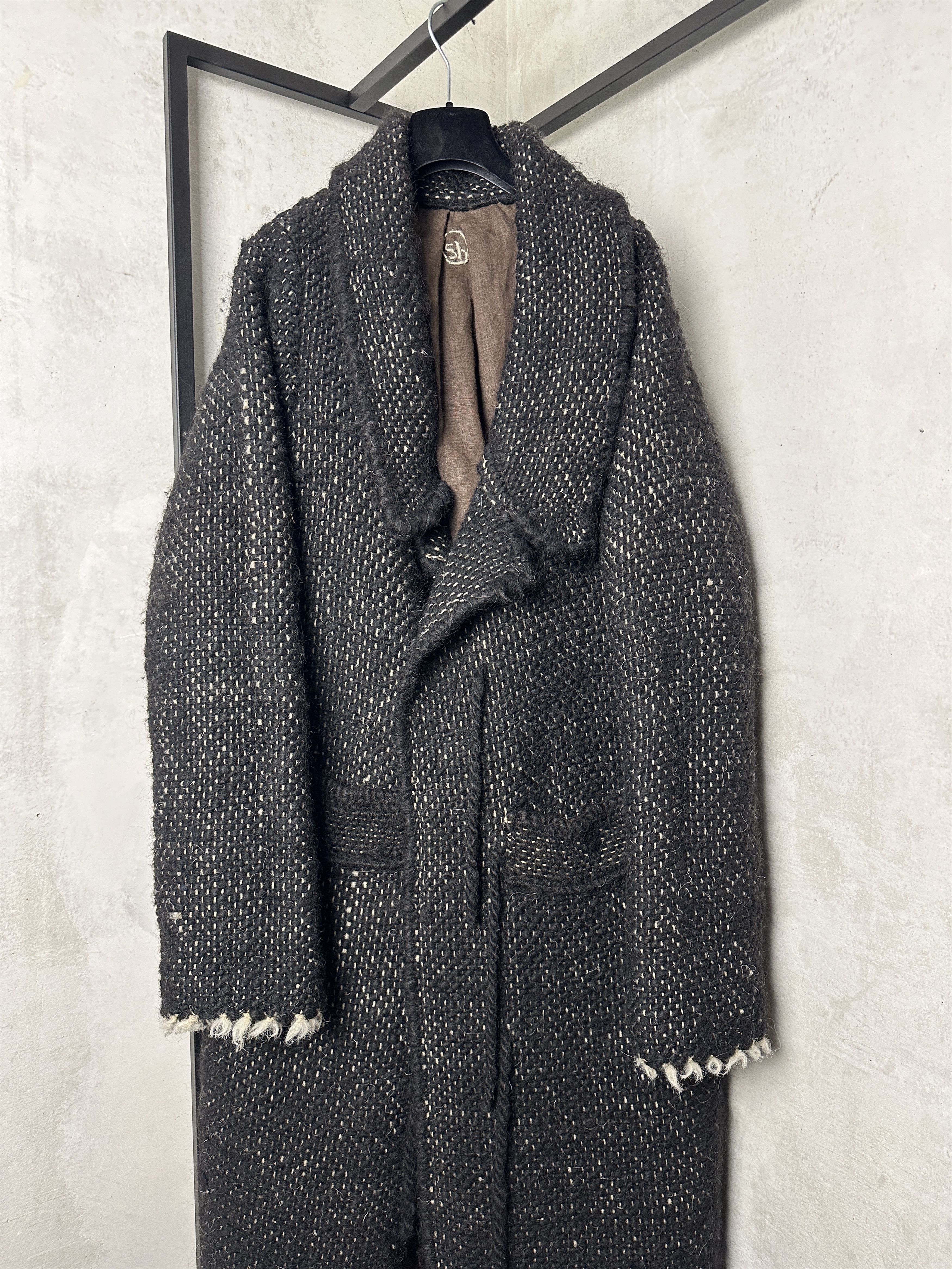 Other Avant Garde like Issey Miyake Heavy Thick Wool Maxi Coat Size M / US 6-8 / IT 42-44 - 1 Thumbnail