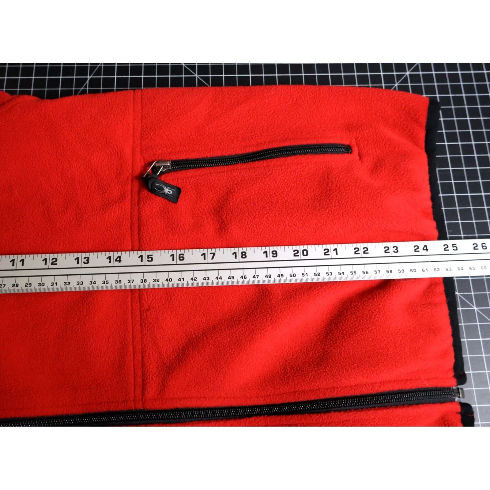 Spyder Spyder Men's Medium Red Black Fleece Jacket Zip Up Bomber Outdoor Ski Unlined Casual Shirt? Size US M / EU 48-50 / 2 - 6 Thumbnail