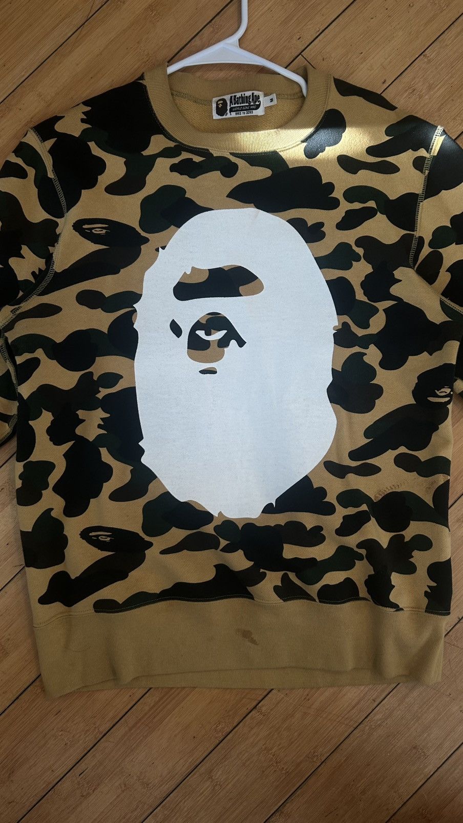 Bape 1ST CAMO BIG APE HEAD CREWNECK Size US M / EU 48-50 / 2 - 5 Thumbnail